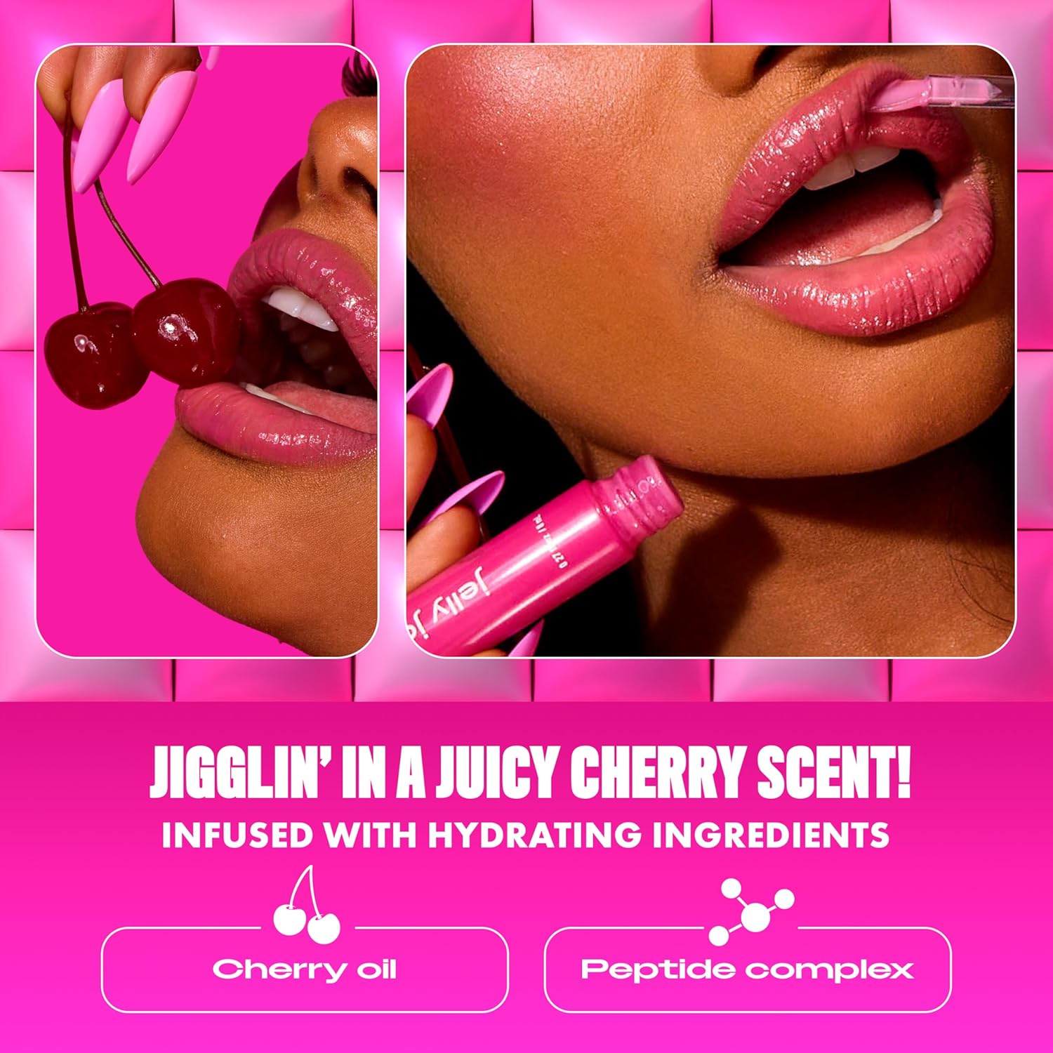 NYX Professional Makeup Jelly Job, Full-Bodied Shine Gloss, Lip-Smoothing Shine, Hyper-Glossy Finish, Jelly Blushin' - View 5 of 8
