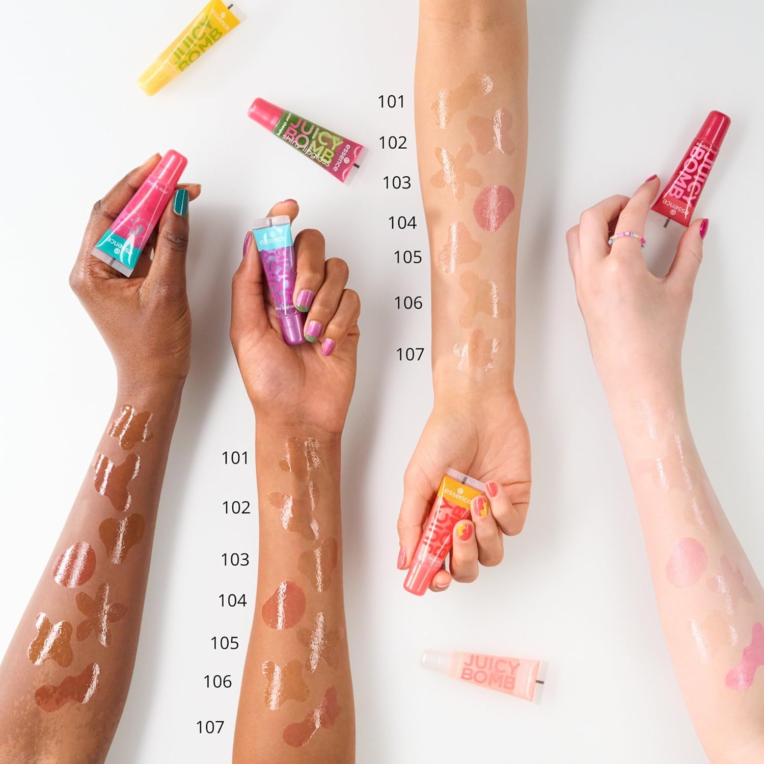 essence Juicy Bomb Shiny Lip Gloss No. 103 Proud Papaya Radiant Fresh Shimmering Vegan Alcohol Free Parabens No Microplastic Particles 10 ml - View 4 of 7