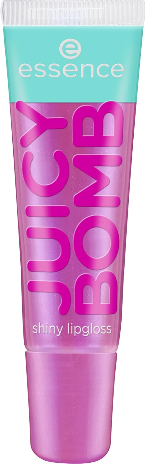 essence Juicy Bomb Shiny Lip Gloss No. 105, Multicoloured, Glossy, Radiant Fresh, Shimmering, Vegan, Alcohol-Free, Paraben-Free, No Microplastic Particles, Pack of 10 ml - View 7 of 7