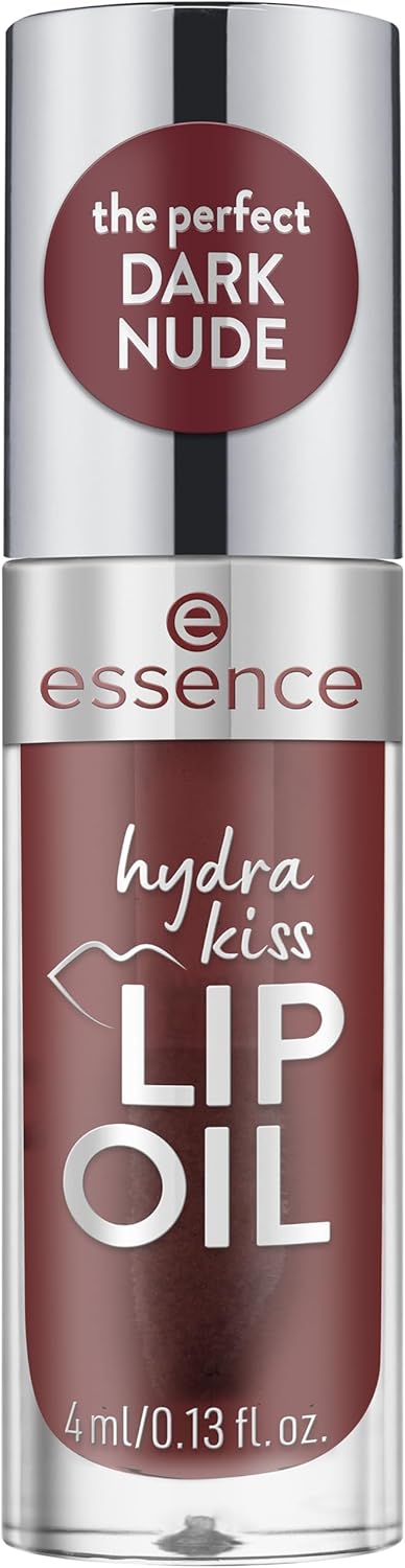 essence hydra kiss lip oil, lip gloss, no. 08, red, moisturising, nourishing, with oils, shiny, vegan, no parabens, no microplastic particles, nanoparticles free, pack of 1 (4 ml) - View 6 of 6