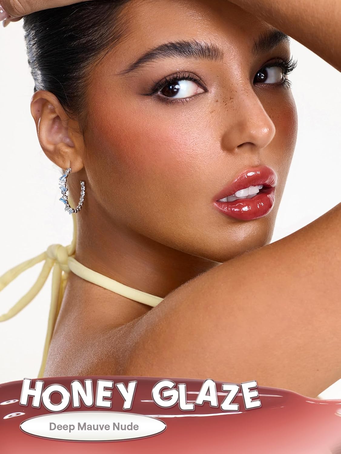 SHEGLAM Glass Lock Air Lip Gloss, High Shine Finish, Hydrating & Moisturizing, Lightweight Non-Sticky Formula for Smooth, Plump Lips (Honey Glaze) - View 5 of 7