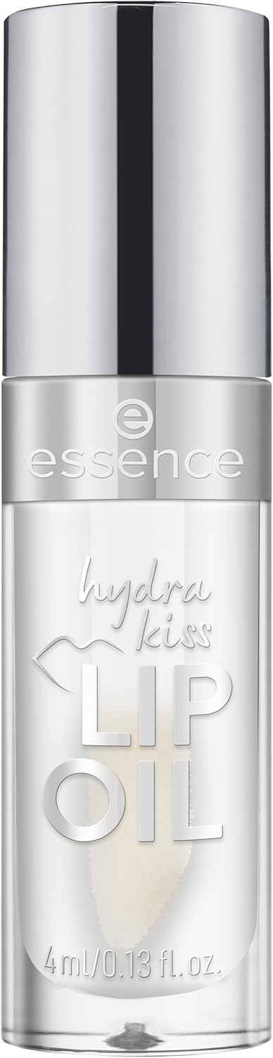 essence hydra kiss lip oil, lip gloss, no. 07, transparent, moisturising, nourishing, with oils, shiny, vegan, no parabens, no microplastic particles, nanoparticles free, pack of 1 (4 ml) - View 6 of 6