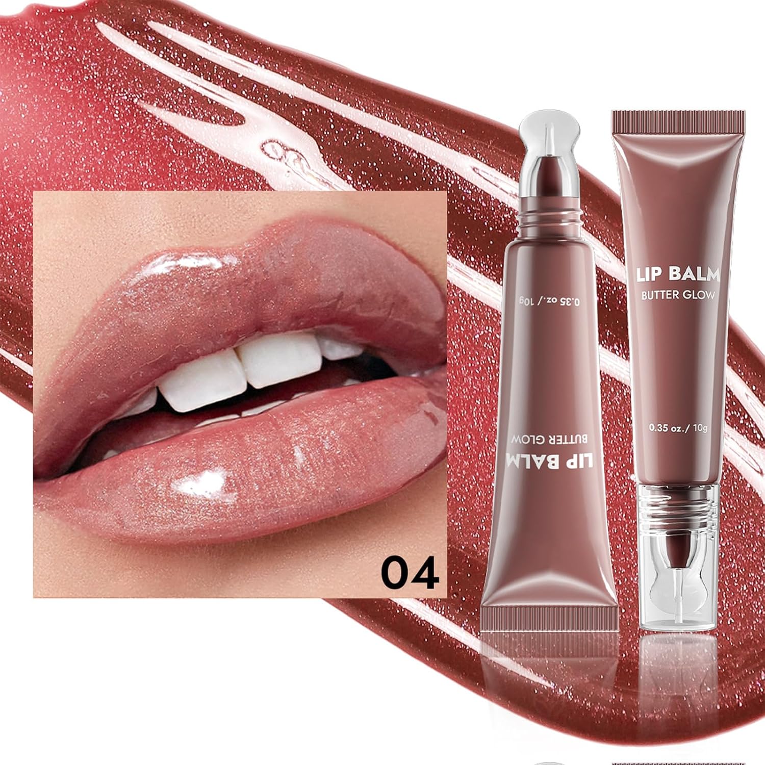 L-Ip Balm Butter, Hydrating Gloss, L-I-P Gloss Set, Plumping Glow Oil, Soothing Lip Care, Conditioning Mask, Natural Ingredients Product, Butter - Lavender(04) - View 4 of 7