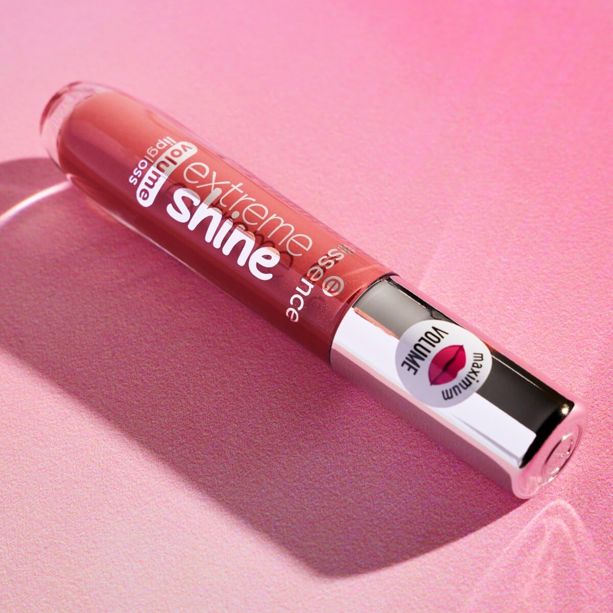 essence cosmetics Extreme Shine Volume Lip Gloss, No. 09 Shadow Rose, Nude, Radiant Fresh, Glossy, Translucent, Vegan, Oil-Free, Alcohol Free (5 ml) - View 7 of 8
