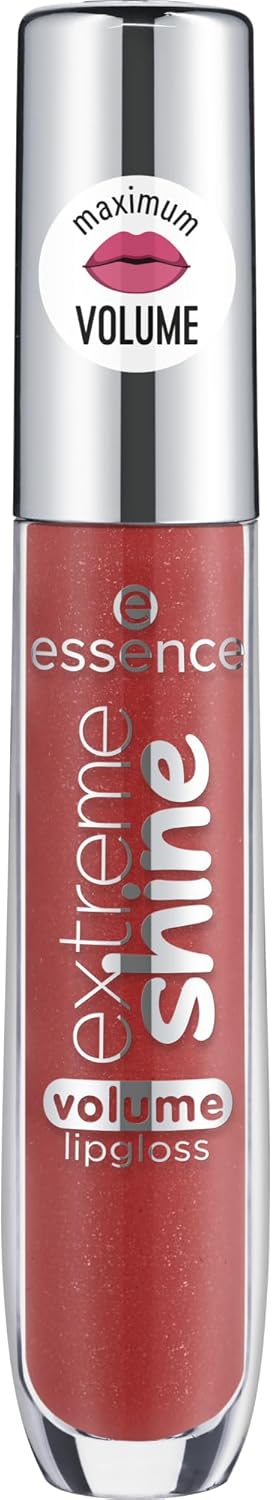 essence cosmetics Extreme Shine Volume Lip Gloss, No. 09 Shadow Rose, Nude, Radiant Fresh, Glossy, Translucent, Vegan, Oil-Free, Alcohol Free (5 ml) - View 8 of 8