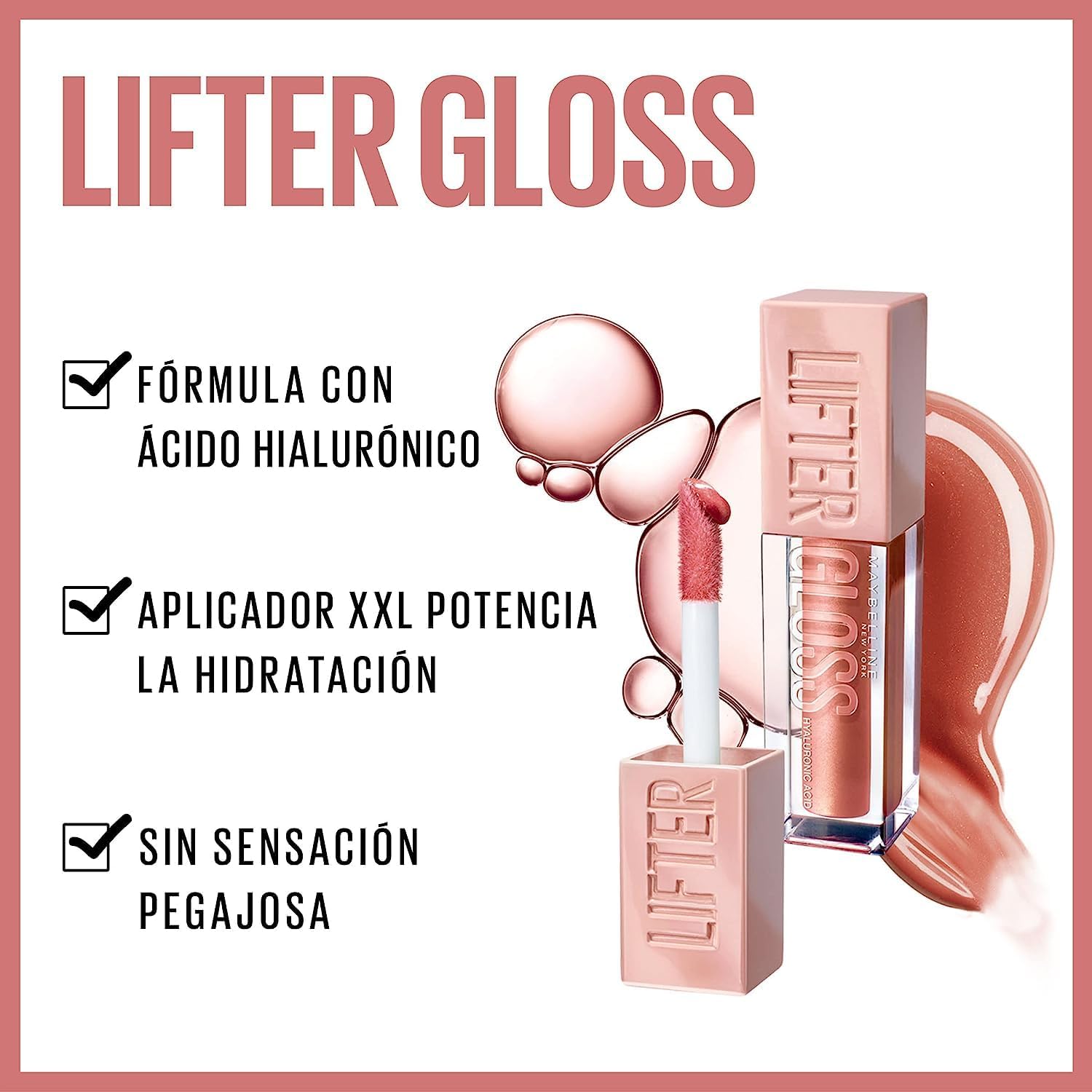 Maybelline New York Lifter Gloss With Hyaluronic Acid, 01 Pearl - View 2 of 5