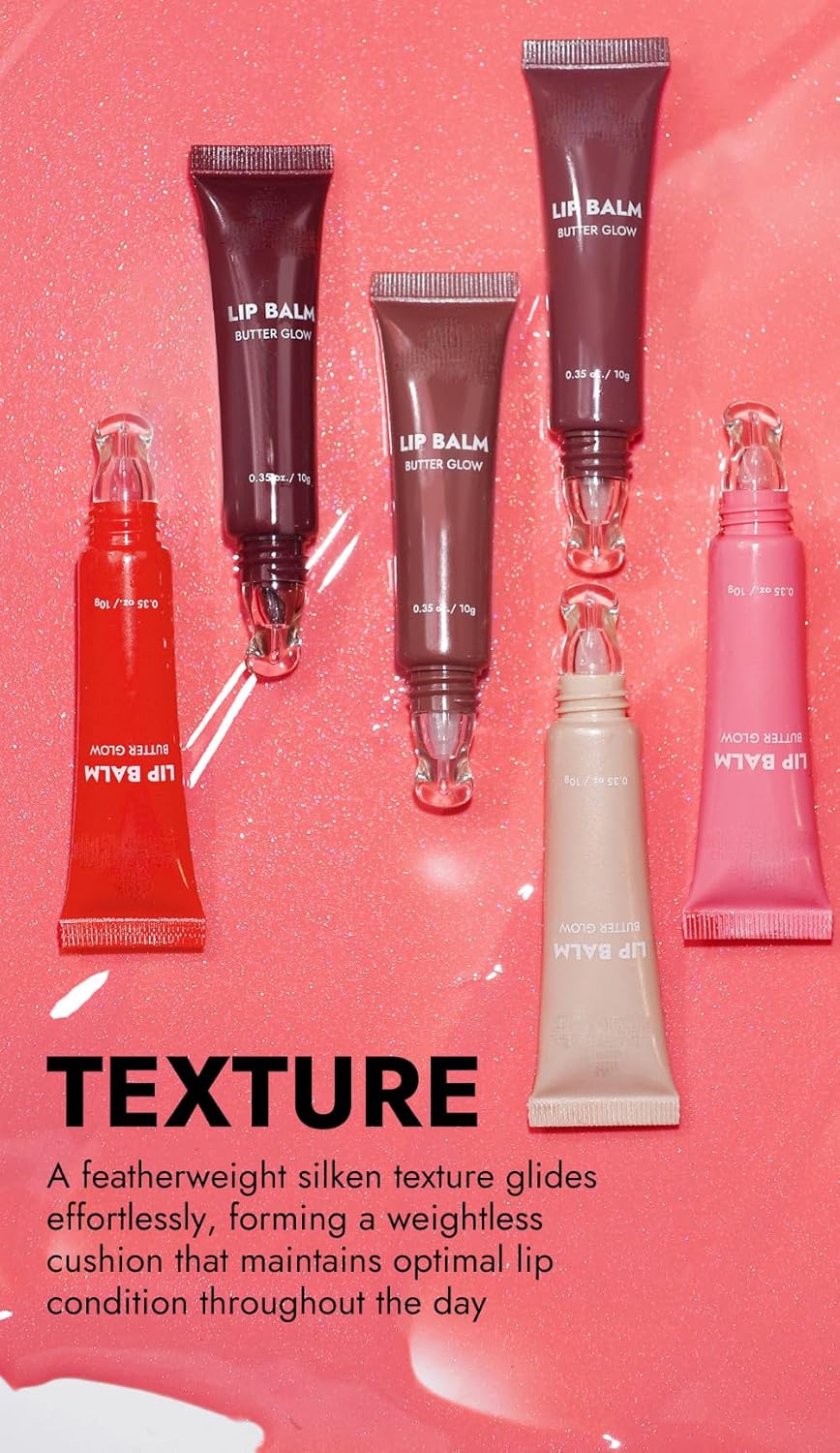 L-Ip Balm Butter, Hydrating Gloss, L-I-P Gloss Set, Plumping Glow Oil, Soothing Lip Care, Conditioning Mask, Natural Ingredients Product, Butter - Classic Red(01) - View 2 of 8