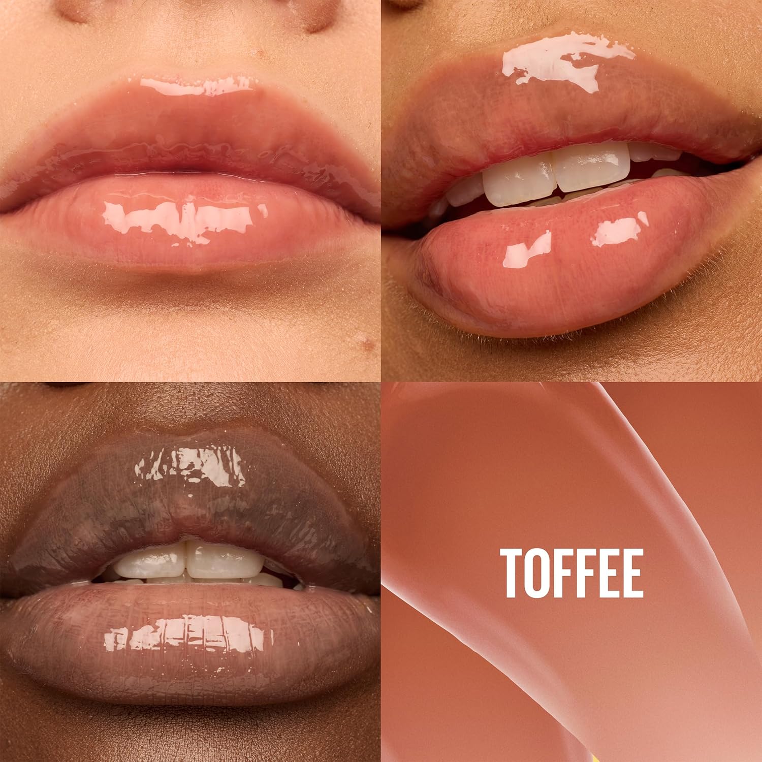 Maybelline New York, Lifter Gloss Honey'd, Hydrating Lip Gloss with Hyaluronic Acid, 027 Toffee, 5.4ml - View 5 of 7