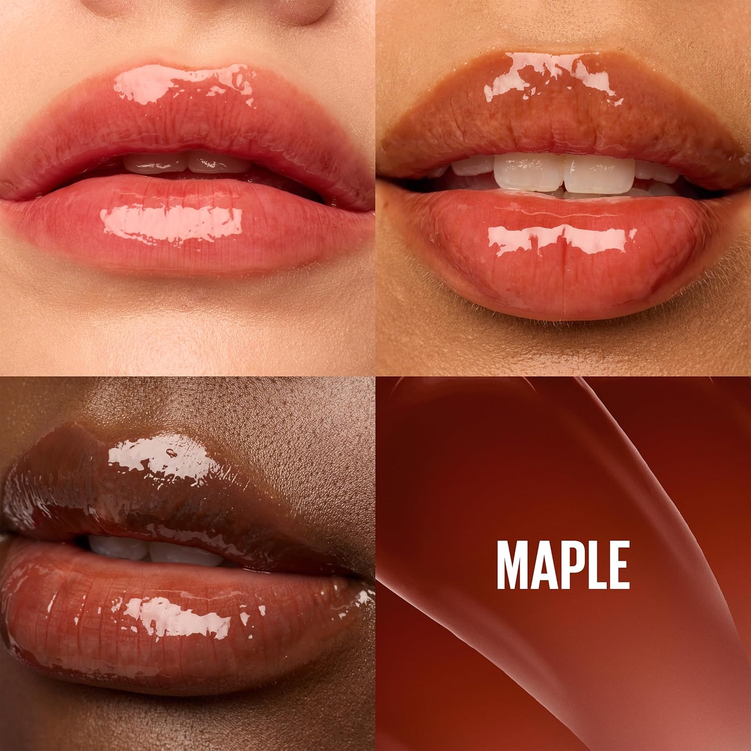 Maybelline New York, Lifter Gloss Honey'd, Hydrating Lip Gloss with Hyaluronic Acid, 028 Maple, 5.4ml - View 5 of 7