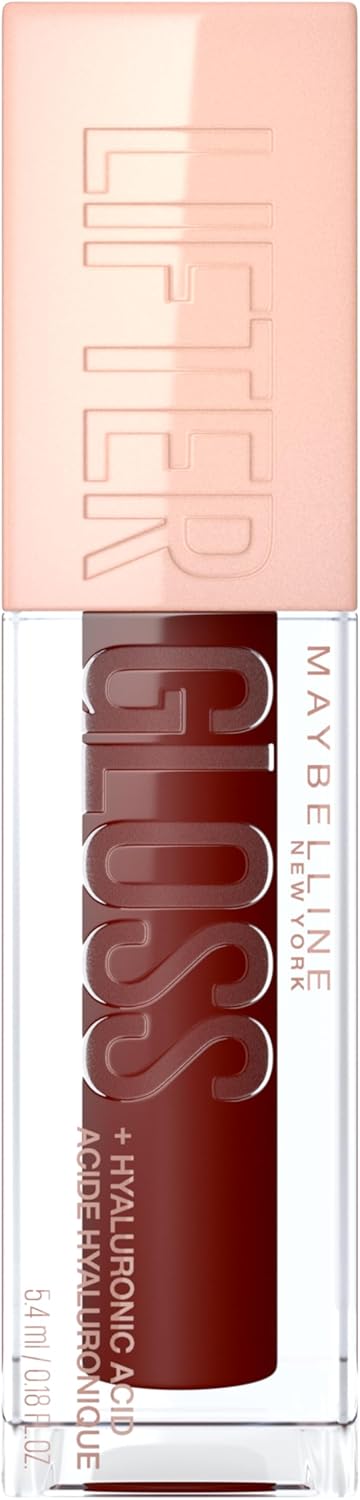 Maybelline New York, Lifter Gloss Honey'd, Hydrating Lip Gloss with Hyaluronic Acid, 028 Maple, 5.4ml - View 7 of 7