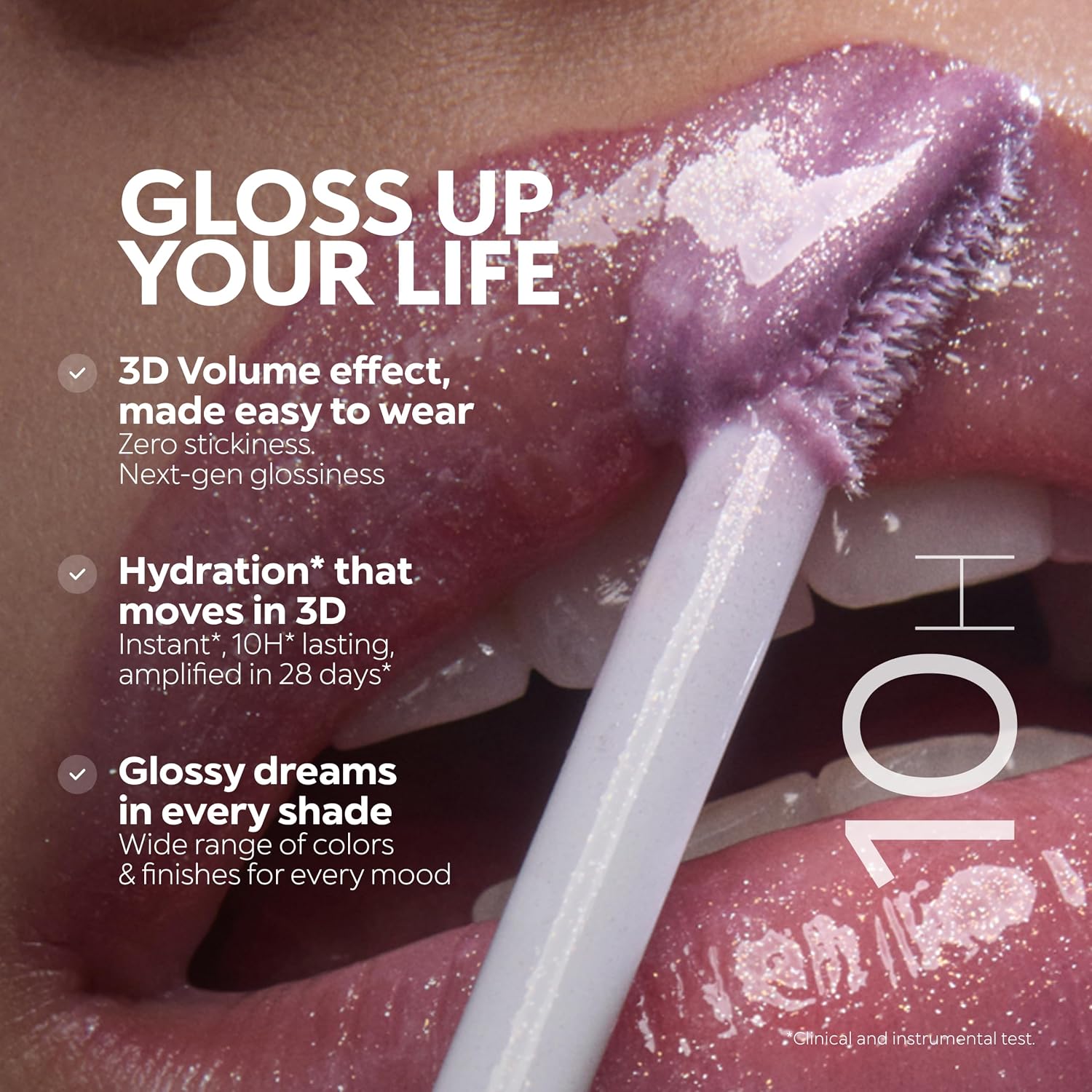 KIKO Milano 3D Hydra Lip-gloss 07 Pink Magnolia, 6.5 ml - View 4 of 9