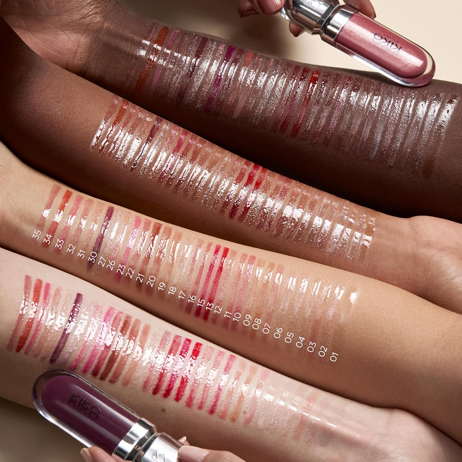 KIKO Milano 3D Hydra Lip-gloss 07 Pink Magnolia, 6.5 ml - View 6 of 9