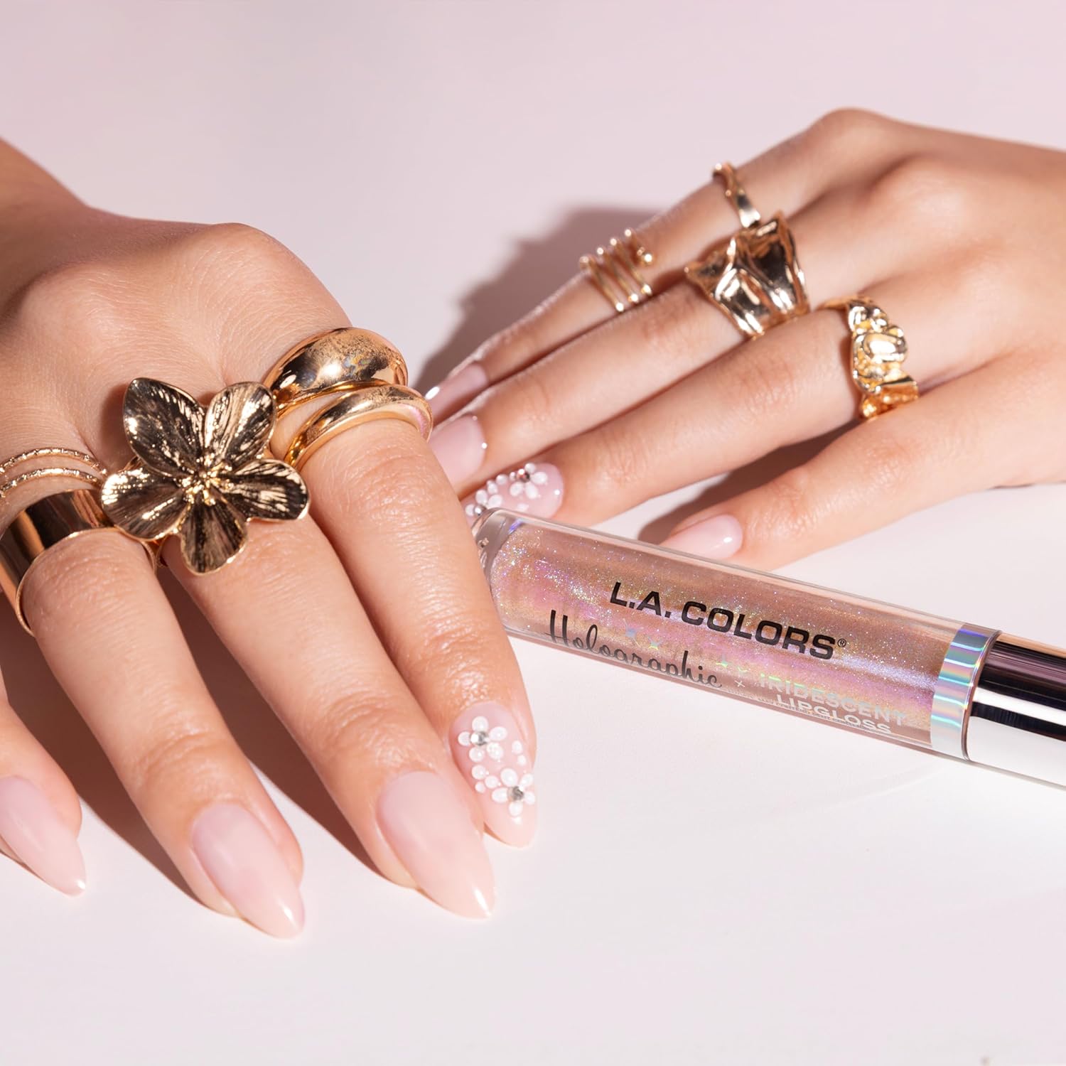 LAC Holographic Gloss Glazed Donut **NEW** N/A in open stock- Display Only - View 2 of 3