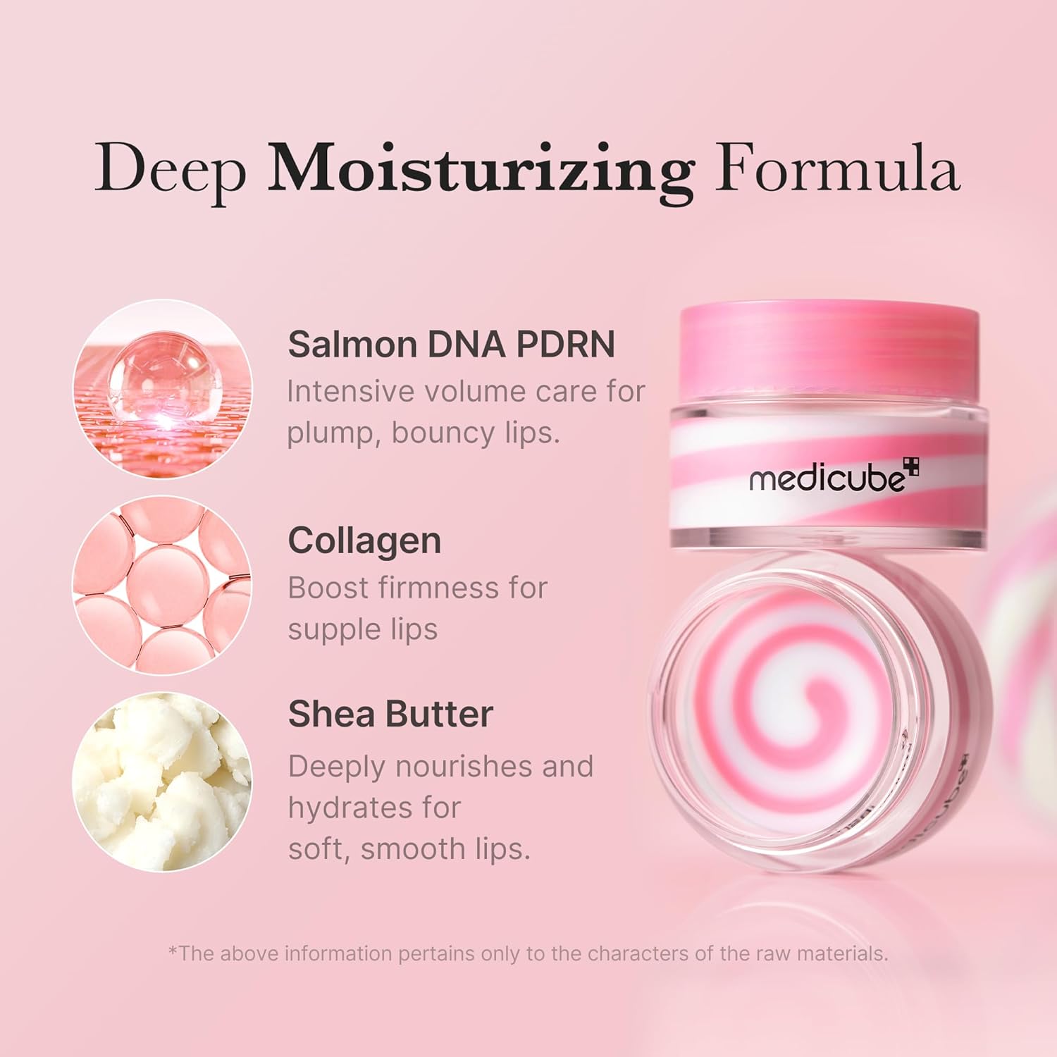 medicube PDRN lip sleeping mask glow balm | Salmon PDRN, Collagen, Shea Butter for Softer Lips, Long-lasting Moisture, Overnight and daily lip care, Korean Skincare 0.35 oz. - View 3 of 6