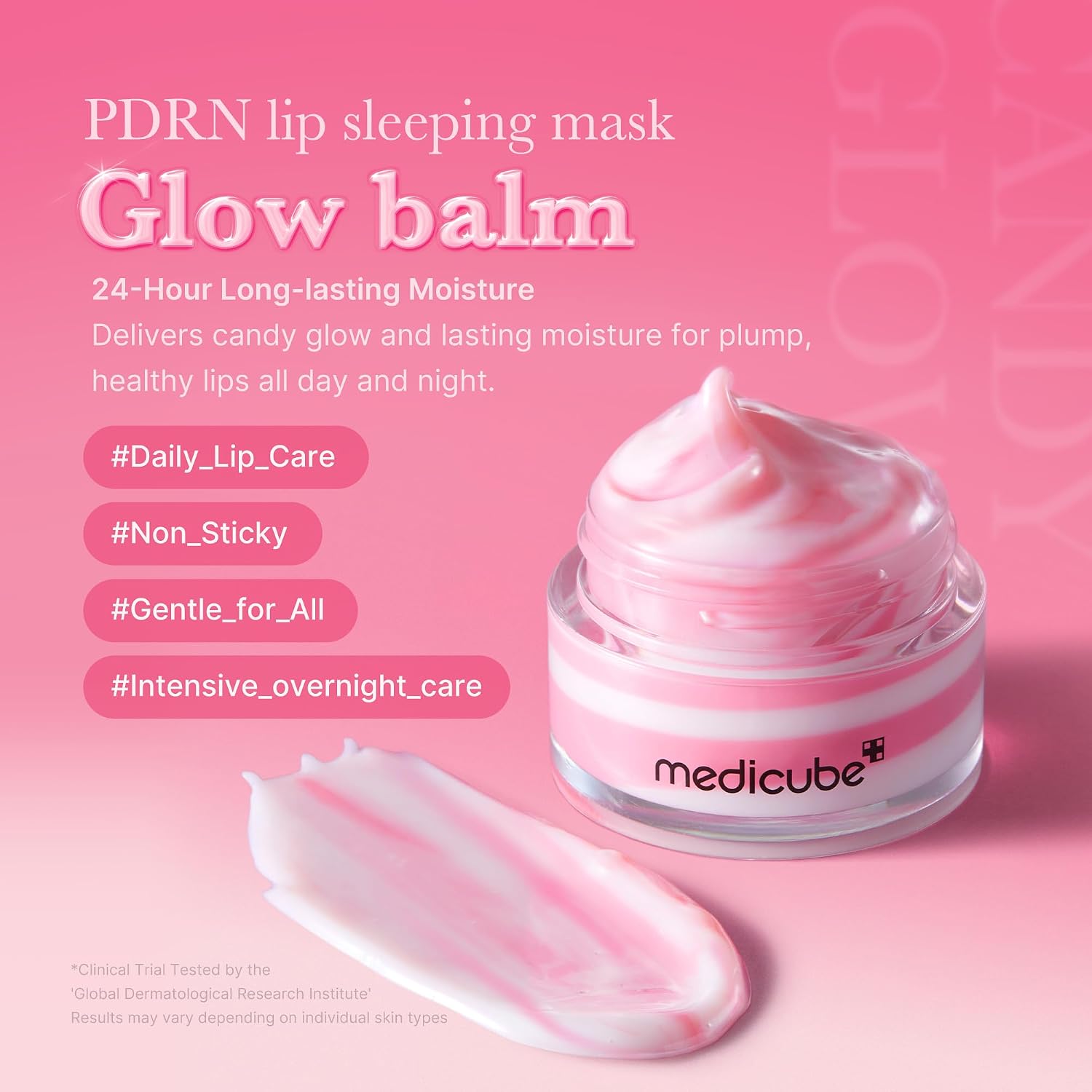 medicube PDRN lip sleeping mask glow balm | Salmon PDRN, Collagen, Shea Butter for Softer Lips, Long-lasting Moisture, Overnight and daily lip care, Korean Skincare 0.35 oz. - View 5 of 6