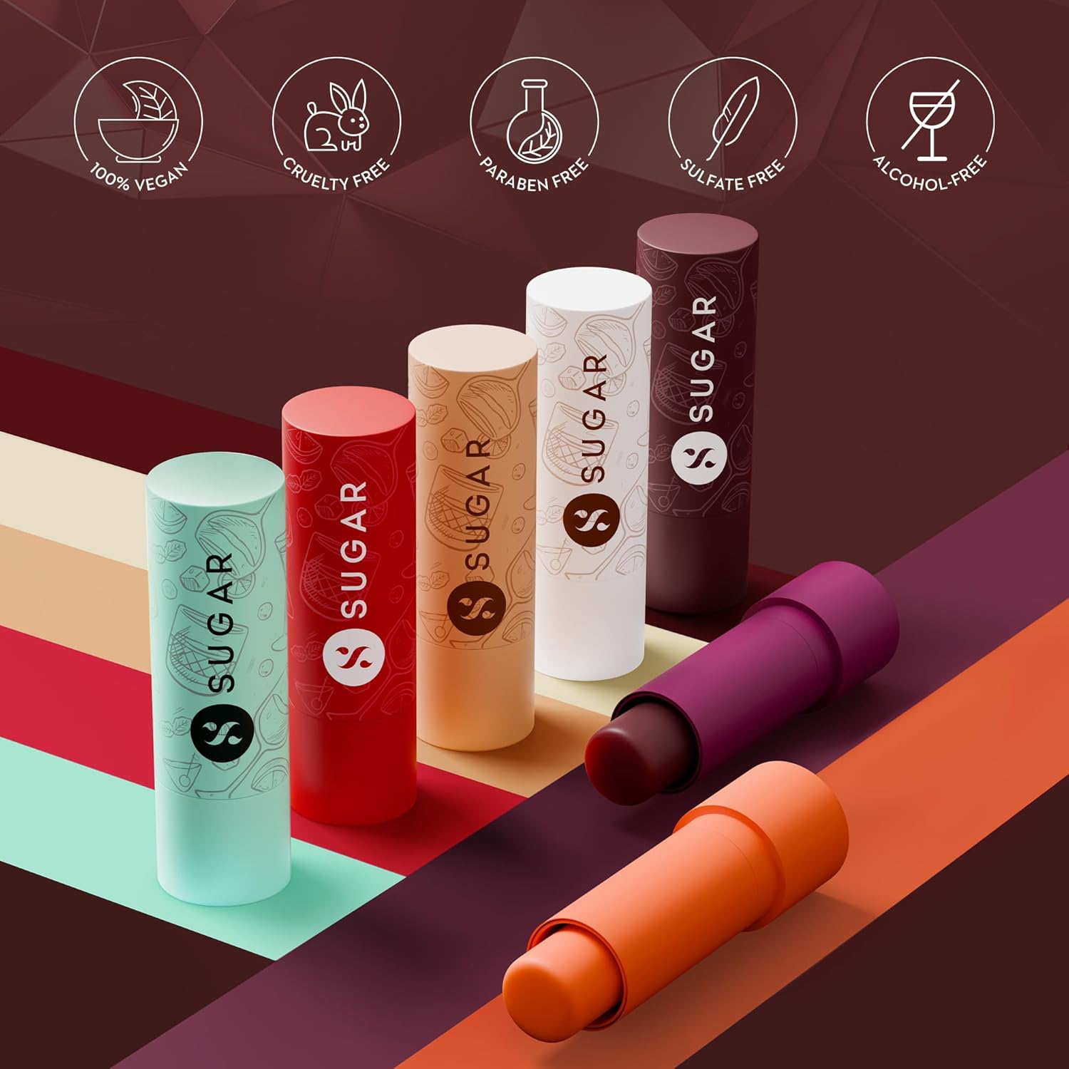 SUGAR Cosmetics Tipsy Lip Balm For Dry & Chapped Lips With Vitamin E, Shea Butter and Jojoba Oil | Lip Protection & Nourishment | LipBalm with SPF | 4.5gm - 01 Mojito - View 3 of 7