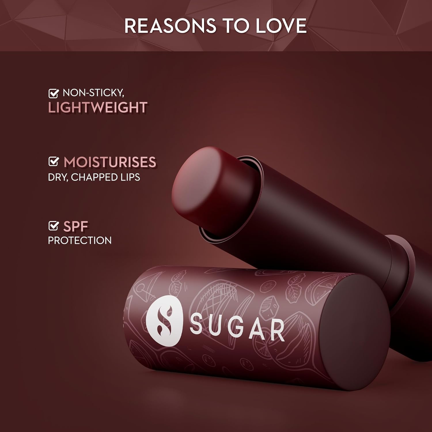 SUGAR Cosmetics Tipsy Lip Balm For Dry & Chapped Lips With Vitamin E, Shea Butter and Jojoba Oil | Lip Protection & Nourishment | LipBalm with SPF | 4.5gm - 01 Mojito - View 7 of 7