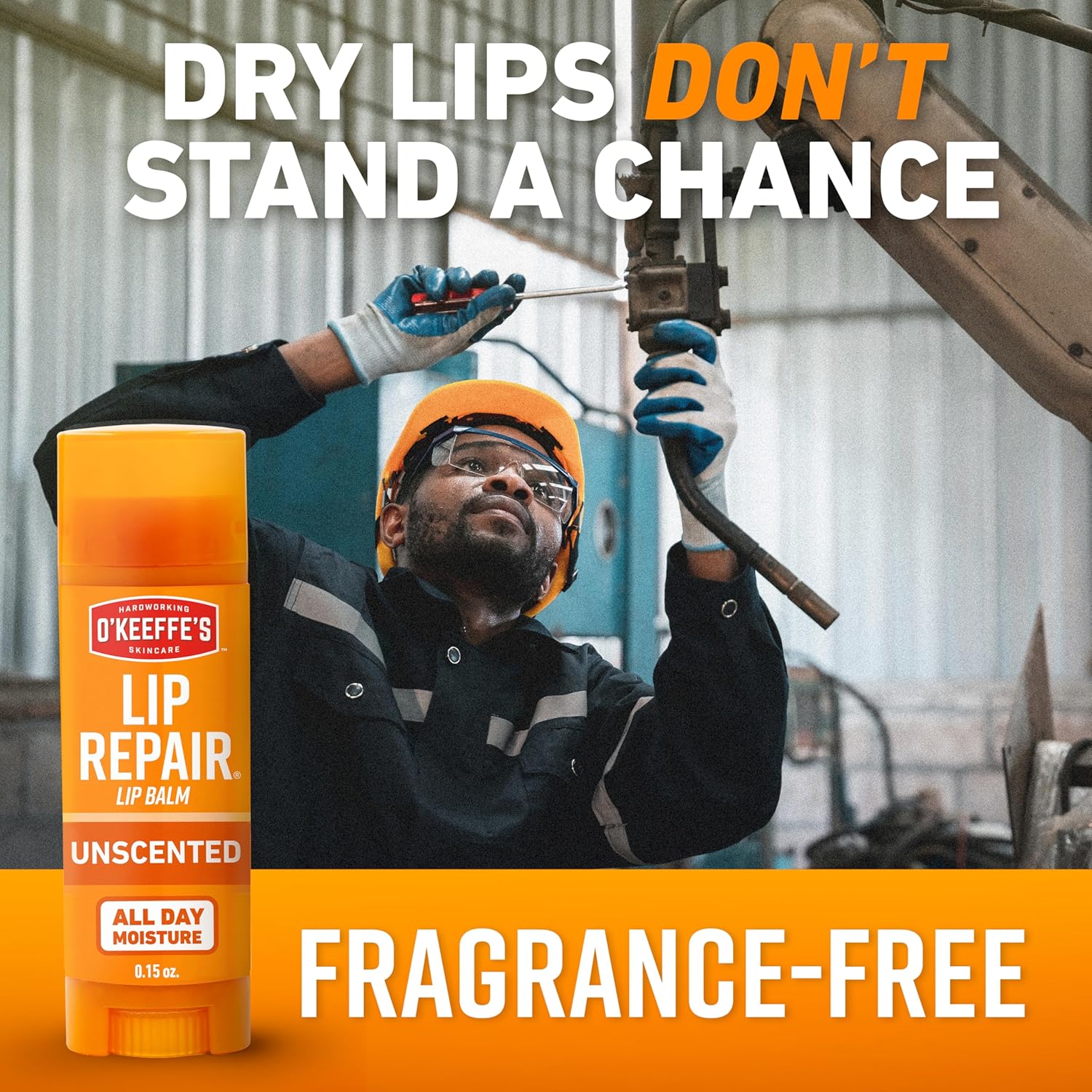 O'Keeffe's Lip Repair Unscented Lip Balm, Long-Lasting Moisture, Helps Relieve Dry & Chapped Lips, Matte Finish, 4.2g - Pack Of 1 - View 3 of 6
