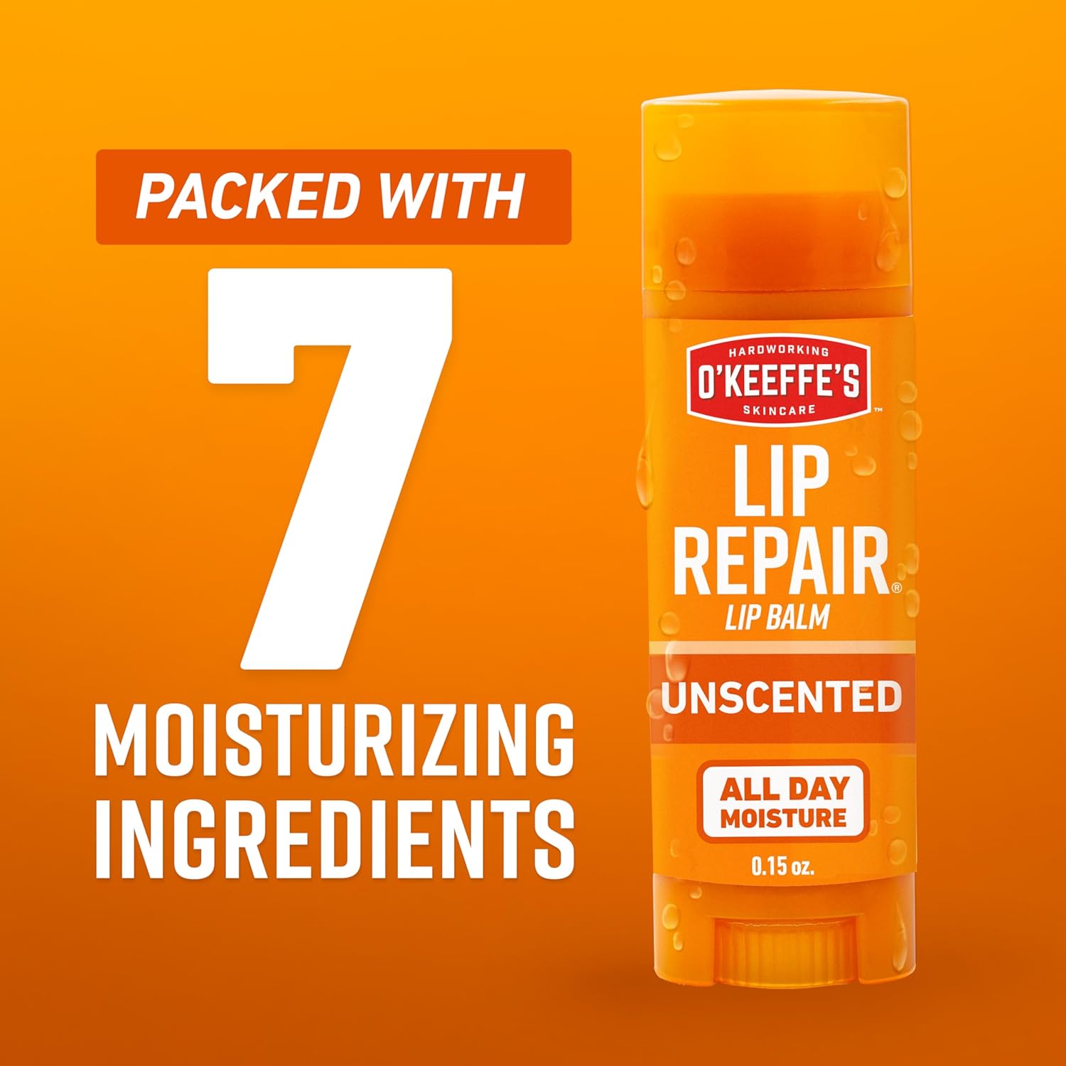 O'Keeffe's Lip Repair Unscented Lip Balm, Long-Lasting Moisture, Helps Relieve Dry & Chapped Lips, Matte Finish, 4.2g - Pack Of 1 - View 4 of 6