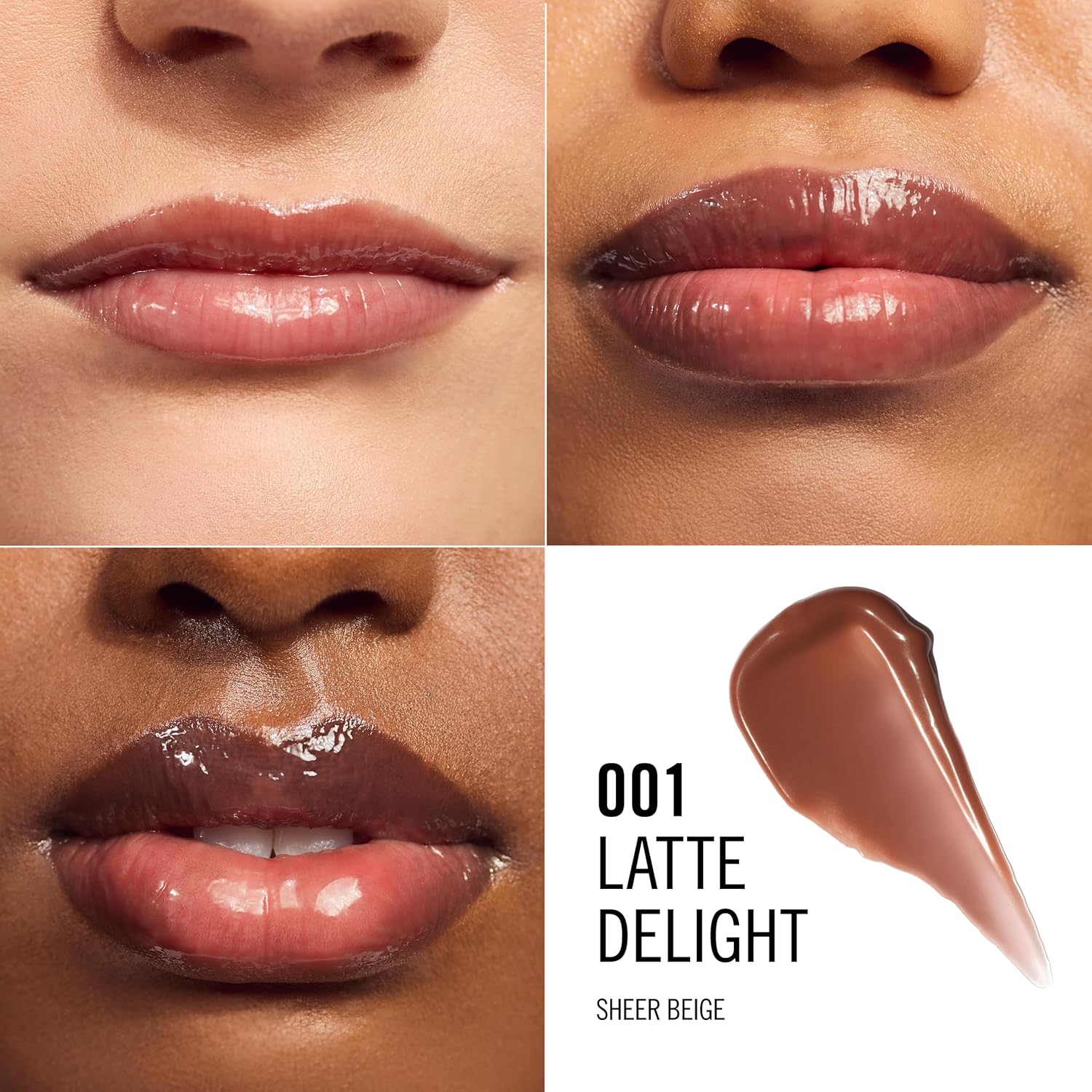 Rimmel London Oh My Gloss Butter Me Up Lip Butter Balm 002 Latte Delight, Hydrating Lip Balm, Tinted Lip Balm, Lip Care, Hydration, Nourishing, Squalene, 15ml (0.53oz) - View 5 of 6