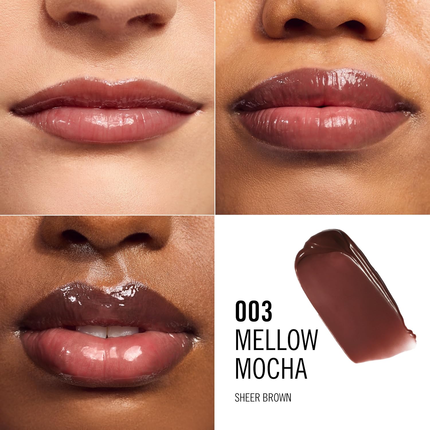 Rimmel London Oh My Gloss Butter Me Up Lip Butter Balm 004 Mellow Mocha, Hydrating Lip Balm, Tinted Lip Balm, Lip Care, Hydration, Nourishing, Squalene, 15ml (0.53oz) - View 7 of 8