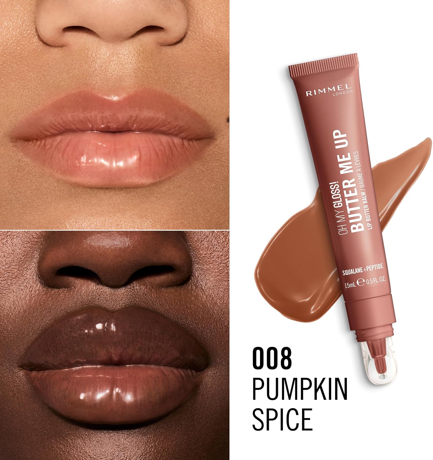 Rimmel London, Oh My Gloss! Butter Me Up Lipstick Pumpkin Spice 15ml - View 3 of 5