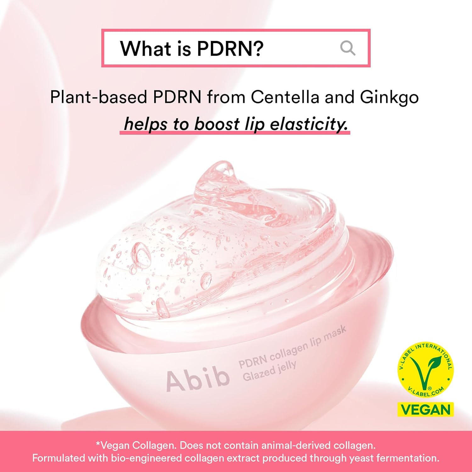 Abib PDRN Collagen Lip Mask Glazed Jelly 0.38 fl oz | Korean Lip Butter Balm Overnight Sleeping Mask Hydrating Care Moisturizer Treatment for Flakey, Dry Lips - View 4 of 7