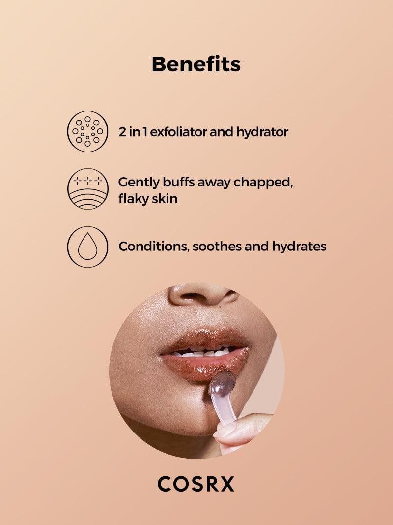 COSRX Full Fit Honey Sugar Lip Scrub 0.67 fl.oz / 20g | Soft and Smooth | Exfoliate, Condition, and Moisturize | - View 4 of 5