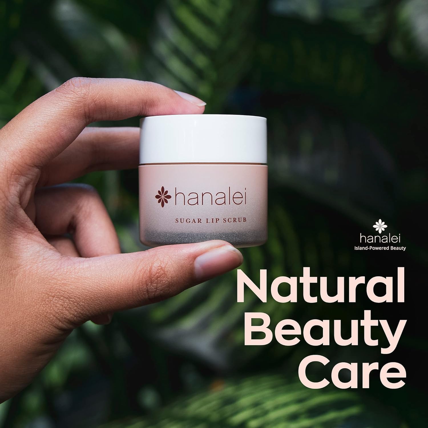 Hanalei Vegan Sugar Lip Scrub Exfoliator - Hawaiian Cane Sugar, Kukui Oil & Shea Butter for Smooth, Hydrated Lips - Natural, Cruelty-Free Lip Care, Removes Dry Skin, Moisturizes & Softens (22g) - View 2 of 7