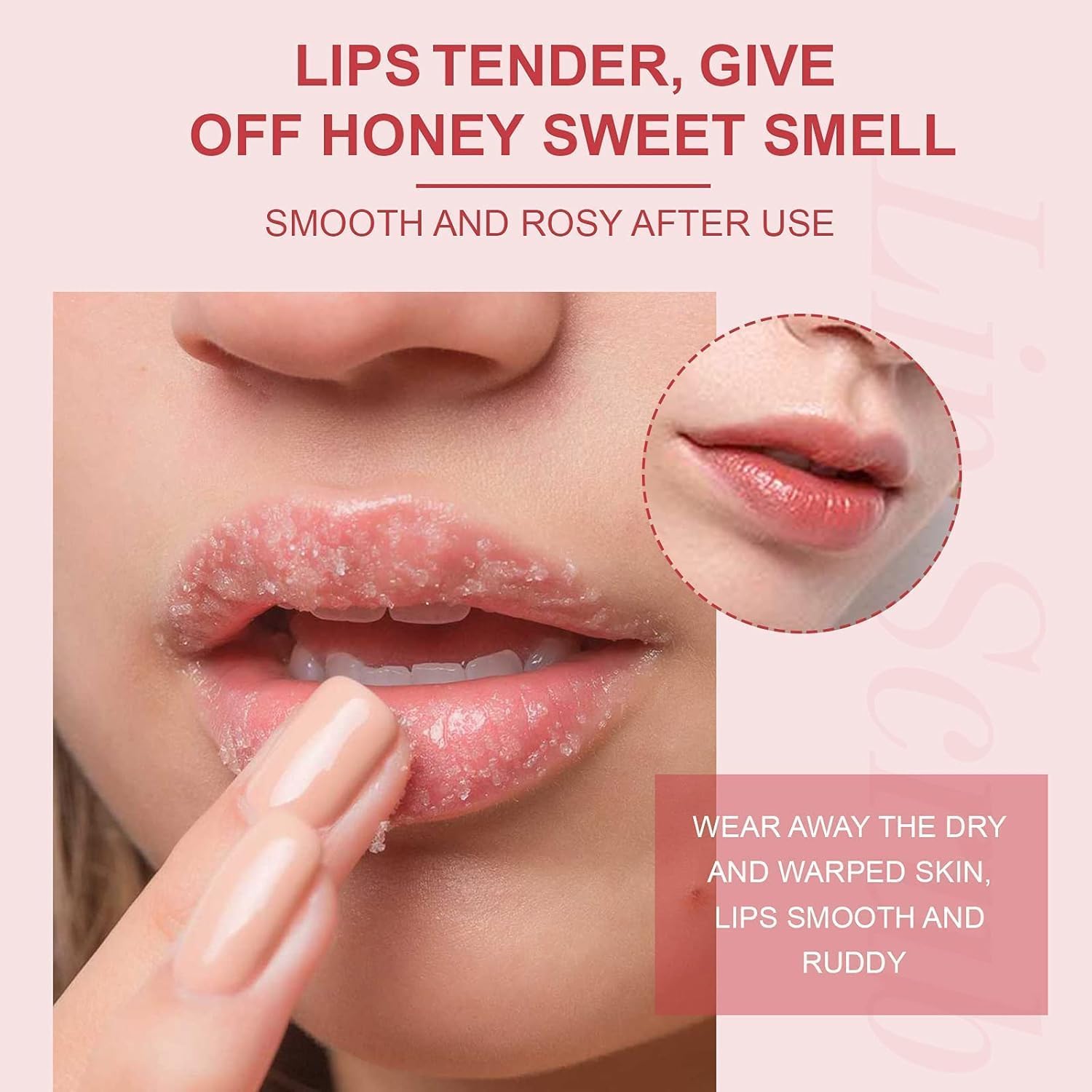 Lip Scrub, Exfoliator & Moisturizer, Lip Repair for Lush Soft Lips, Chapped Dry and Flaky Lips Treatment - View 6 of 6