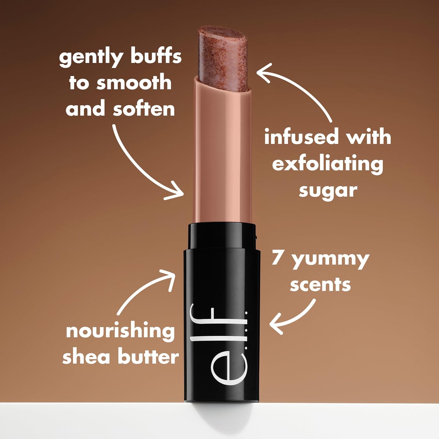 e.l.f. Lip Exfoliator, Moisturising Scented Lip Scrub For Exfoliating & Smoothing Lips, Infused With Jojoba Oil, Vegan & Cruelty-free, Orange Creamsicle - View 3 of 5