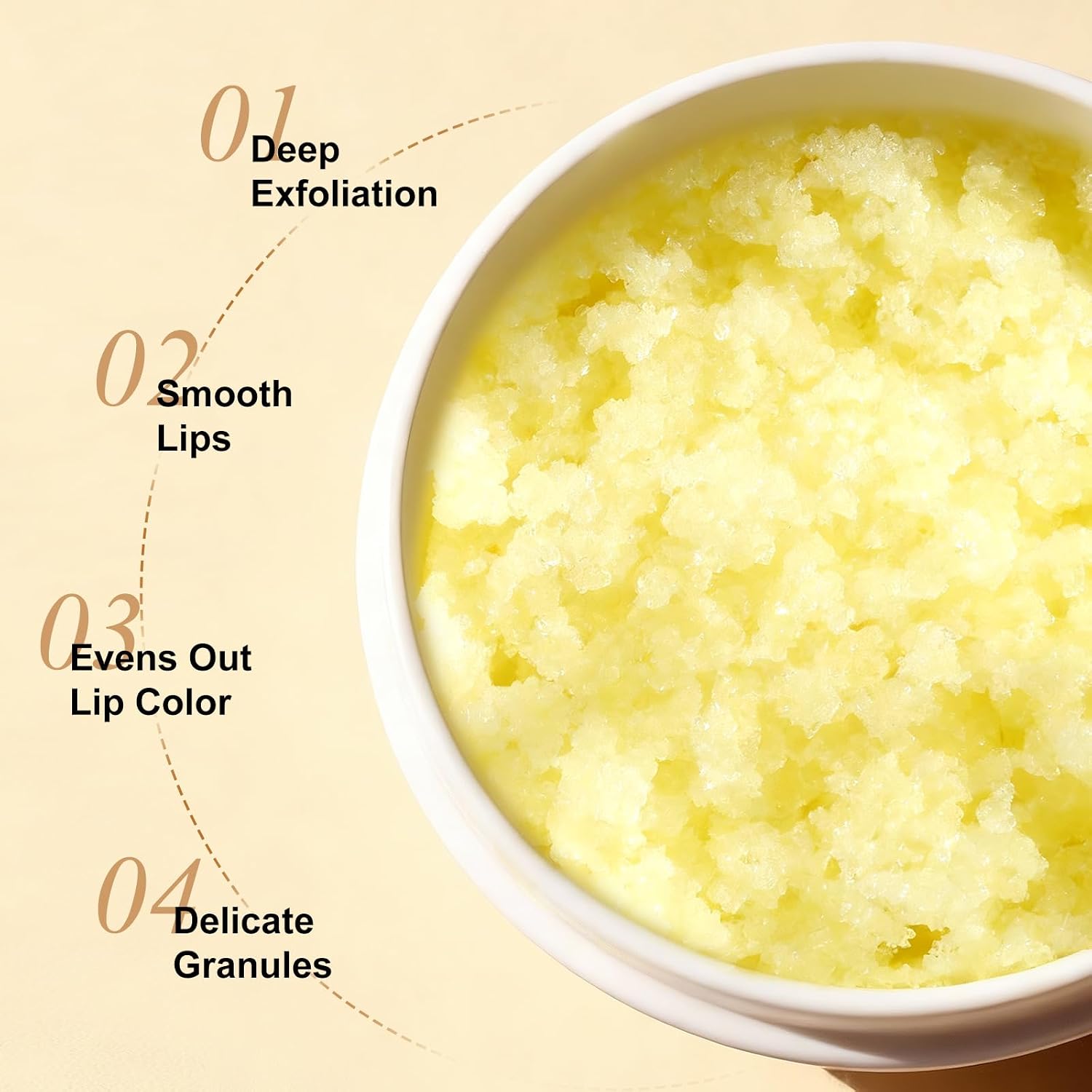 Tallow Lip Scrub, Deep Exfoliation & Nourishing for Smooth Lips, 30g - View 6 of 6