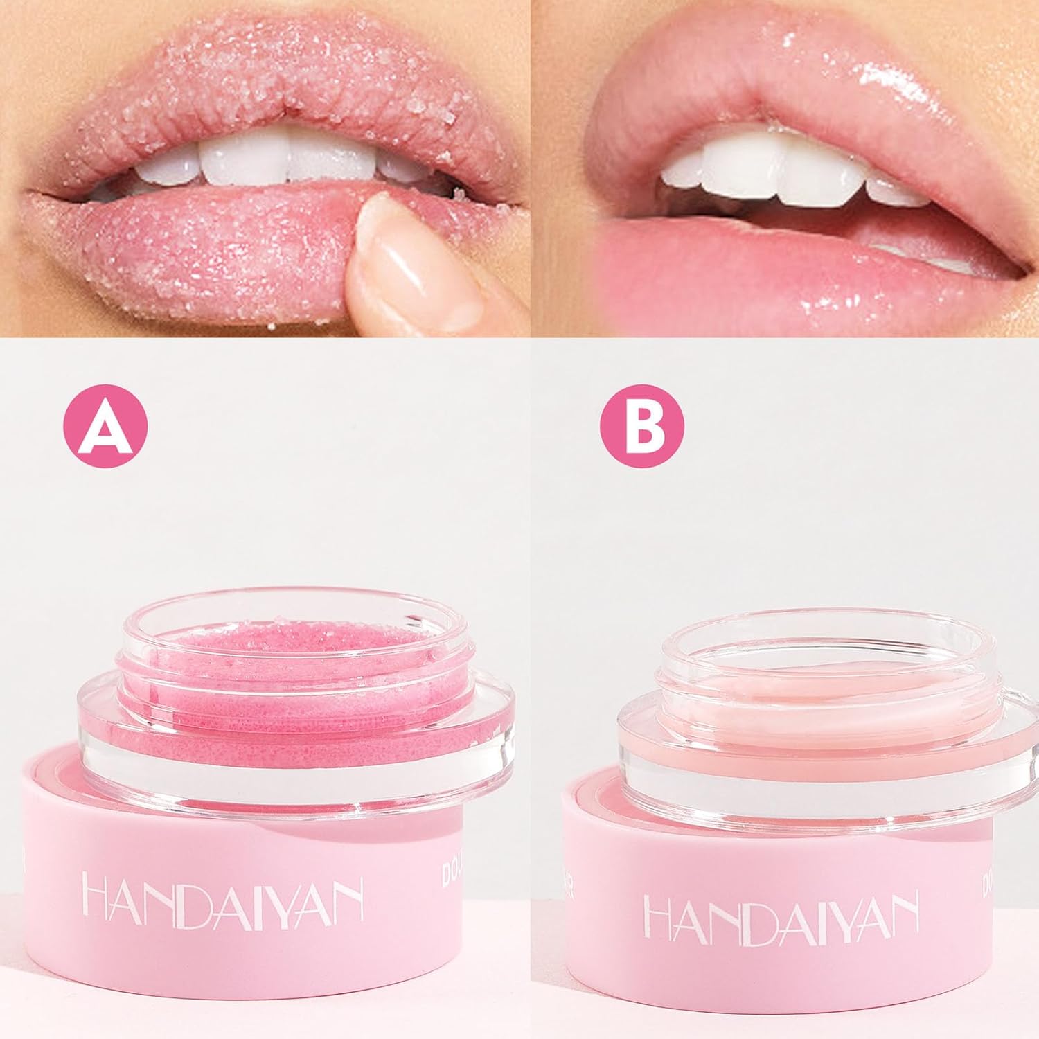 Sugar Scrub and Lip Repair-2 in 1 Lips Therapy Balm Care and Treatment Moisturizer for Dry Exfoliator Dark Brighten, Bees、vita、b and C Nature Overnight Renewal Advanced Healing Cracked Ointment - View 6 of 6