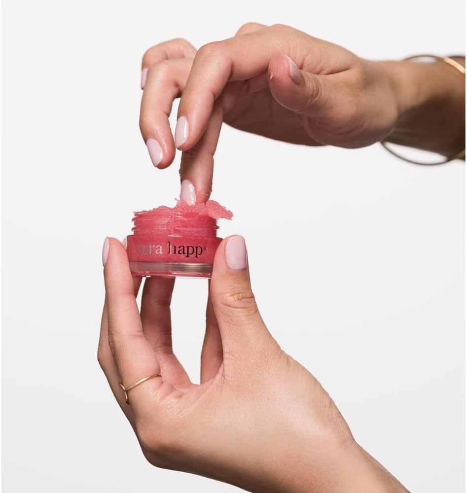 sara happ The Lip Scrub, Pink Grapefruit, 0.5 oz. - View 4 of 5