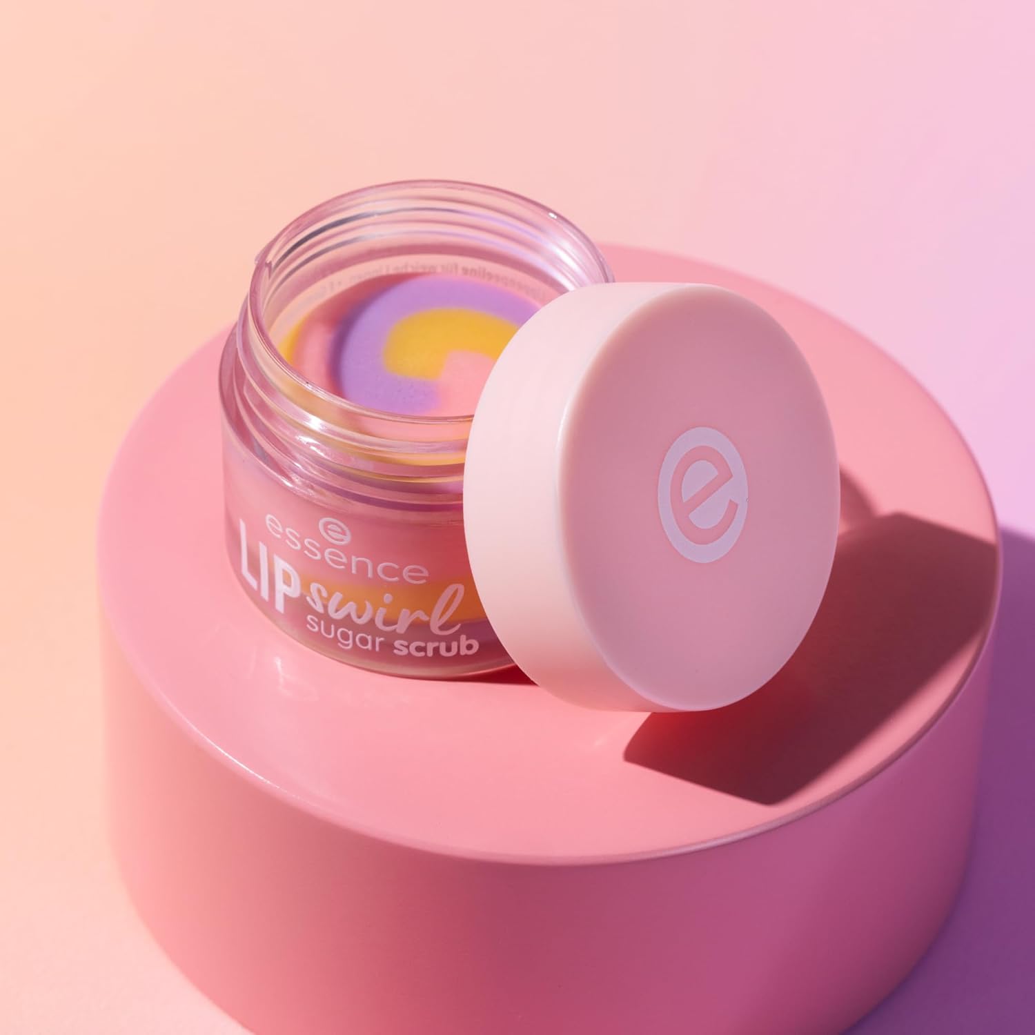 essence LIP swirl sugar scrub, nourishing, natural (8 grams) - View 2 of 8