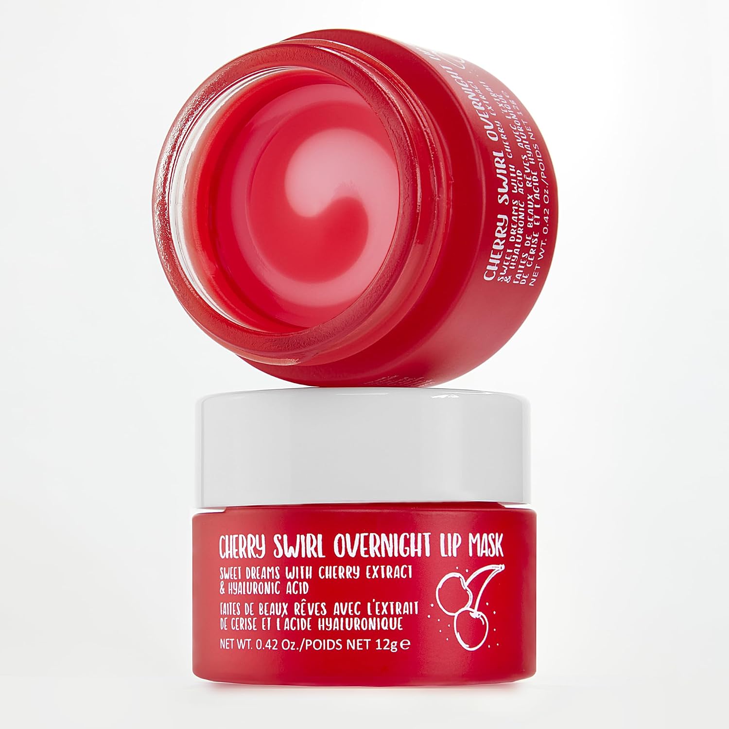 W7 Sweet Dreams Lip Care Trio - 3 Piece Set - Overnight Lip Mask, Lip Balm & Lip Scrub - Cherry - View 3 of 5