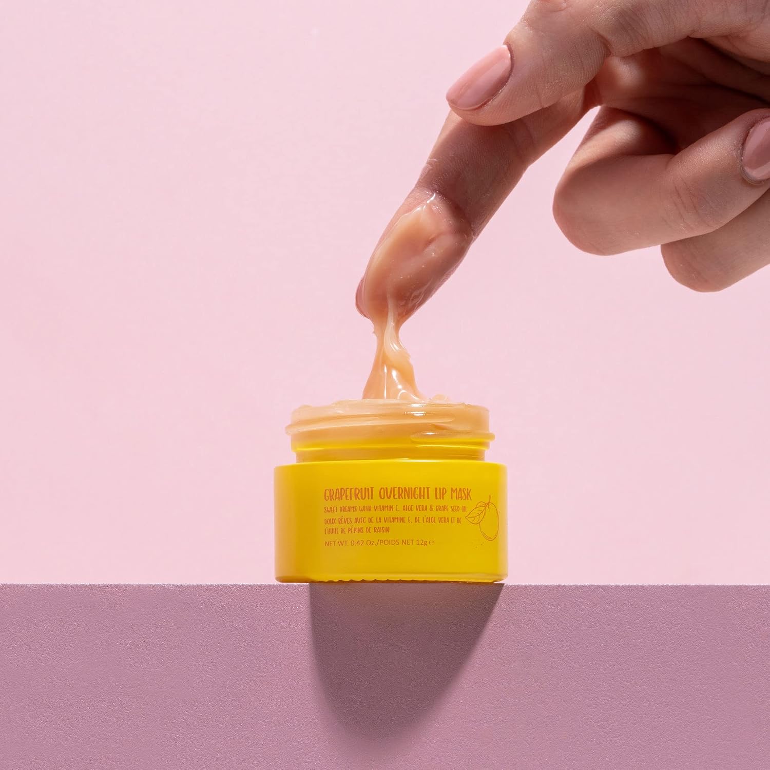 W7 Sweet Dreams Overnight Grapefruit Lip Sleeping Mask - Vitamin E, Aloe Vera and Grape Seed Oil - for Hydrated, Full & Irresistible Lips - View 2 of 5