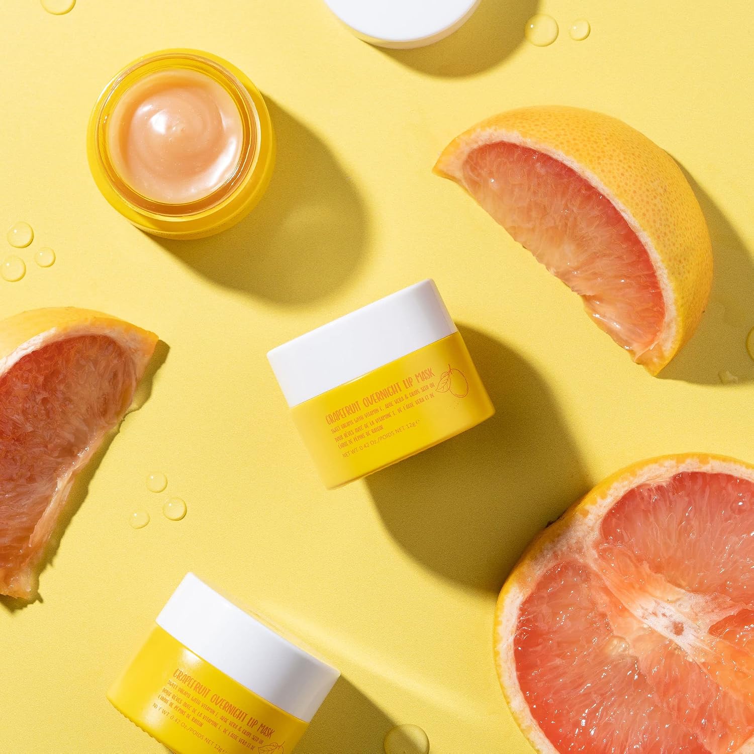 W7 Sweet Dreams Overnight Grapefruit Lip Sleeping Mask - Vitamin E, Aloe Vera and Grape Seed Oil - for Hydrated, Full & Irresistible Lips - View 3 of 5