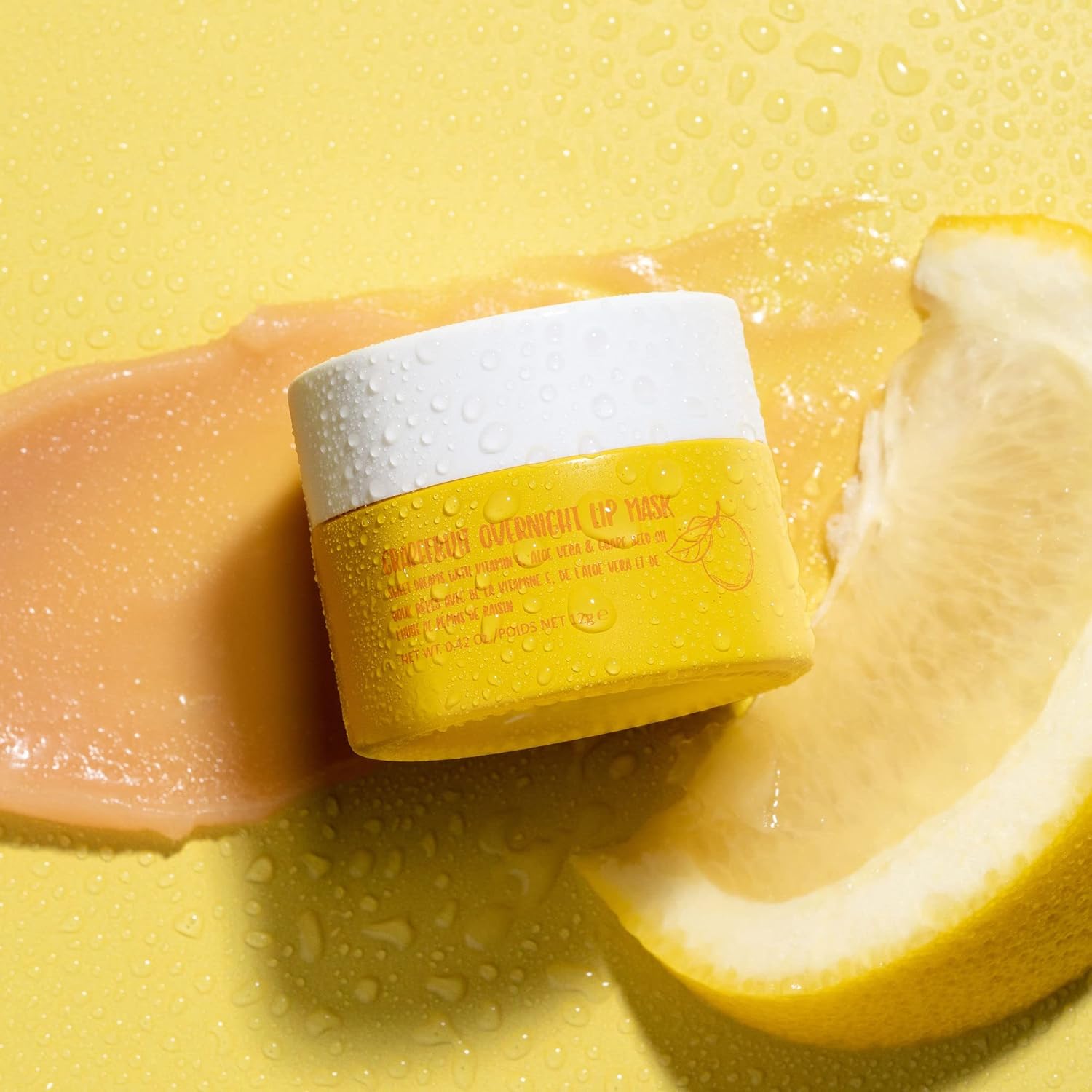 W7 Sweet Dreams Overnight Grapefruit Lip Sleeping Mask - Vitamin E, Aloe Vera and Grape Seed Oil - for Hydrated, Full & Irresistible Lips - View 4 of 5