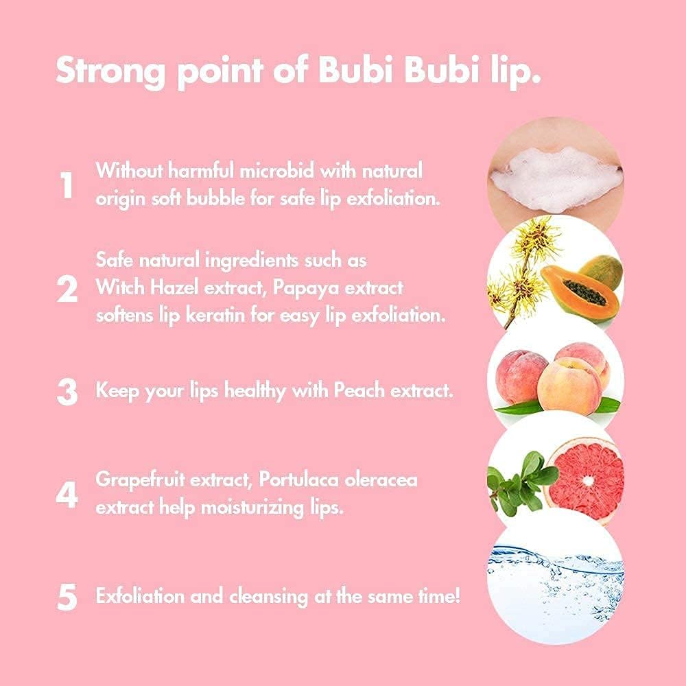 [unpa] Bubi Bubi Lip Remove Lip Dead Skin Bubble Scrub (No Microbeads) - View 2 of 6