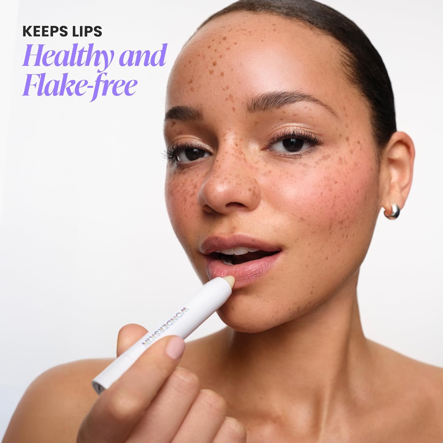 Wonderskin 3-in-1 Lip Scrub, Lip Care Product for Soft, Nourished, Flake-Free Lips with One-Step Prep, Lip Scrub Exfoliator & Moisturizer, Lips Exfoliator, Lip Moisturizer, Lip Balm, 0.10 oz - View 2 of 5