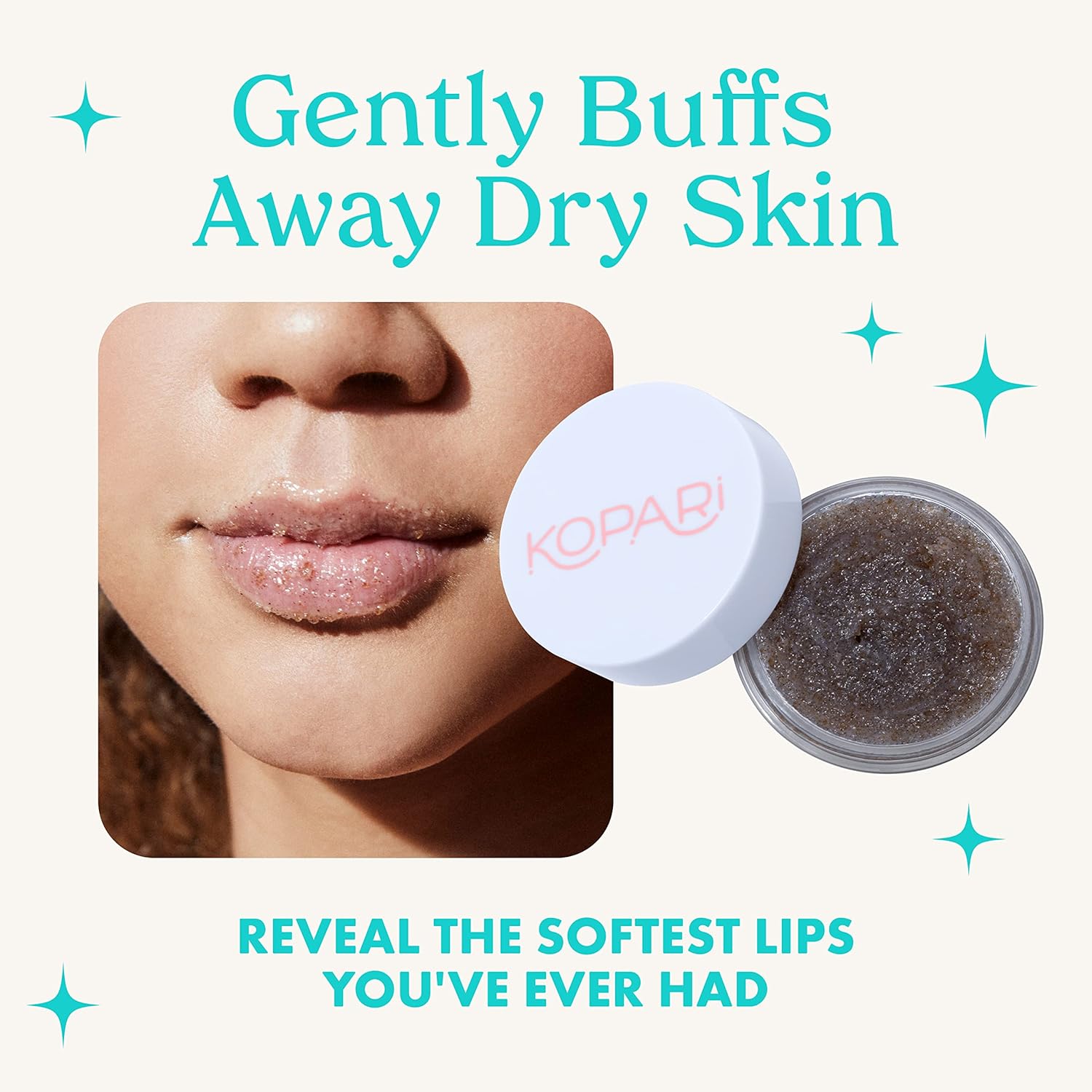 Kopari Coconut Lip Scrubby- Removes Dry Skin to Promote Soft, Supple Lips - Made with 100% Organic Coconut Oil - View 3 of 5