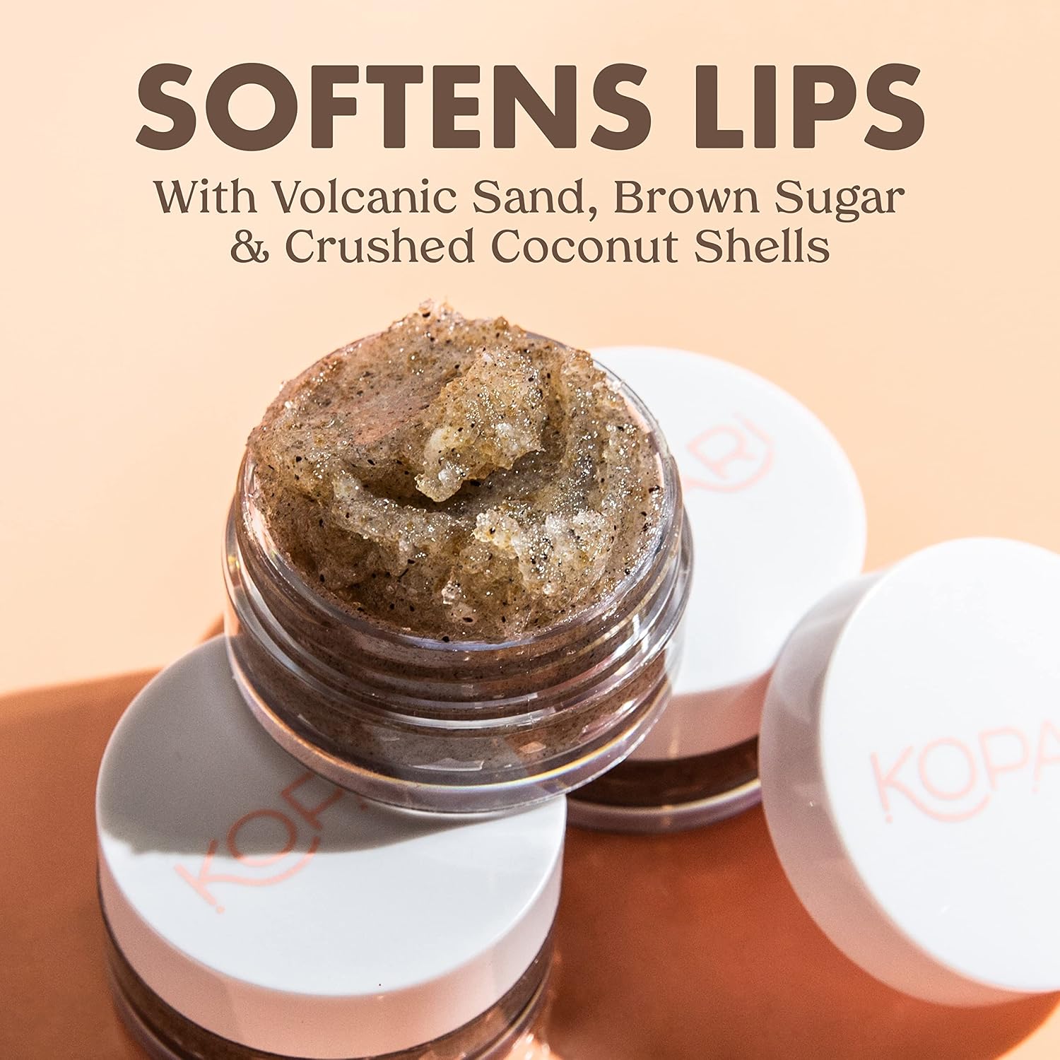 Kopari Coconut Lip Scrubby- Removes Dry Skin to Promote Soft, Supple Lips - Made with 100% Organic Coconut Oil - View 4 of 5