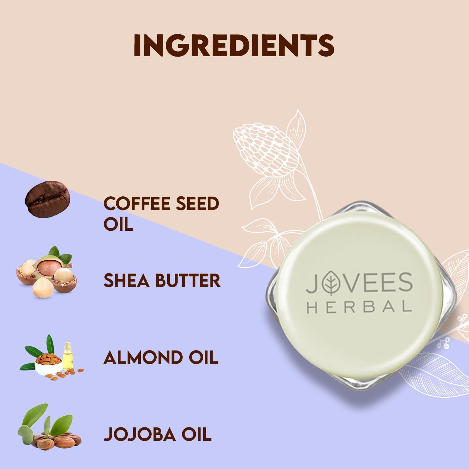 Jovees Coffee Exfoliating Lip Scrub-8 g - View 3 of 6