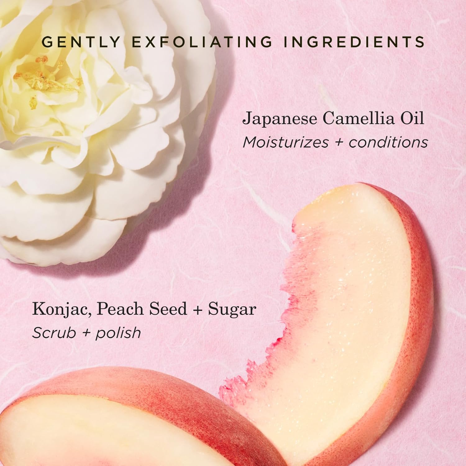 Tatcha Kissu Lip Scrub, Moisturizing Lip Exfoliant with Peach Seed Scrub for Polish, Smooth Lips - View 3 of 5