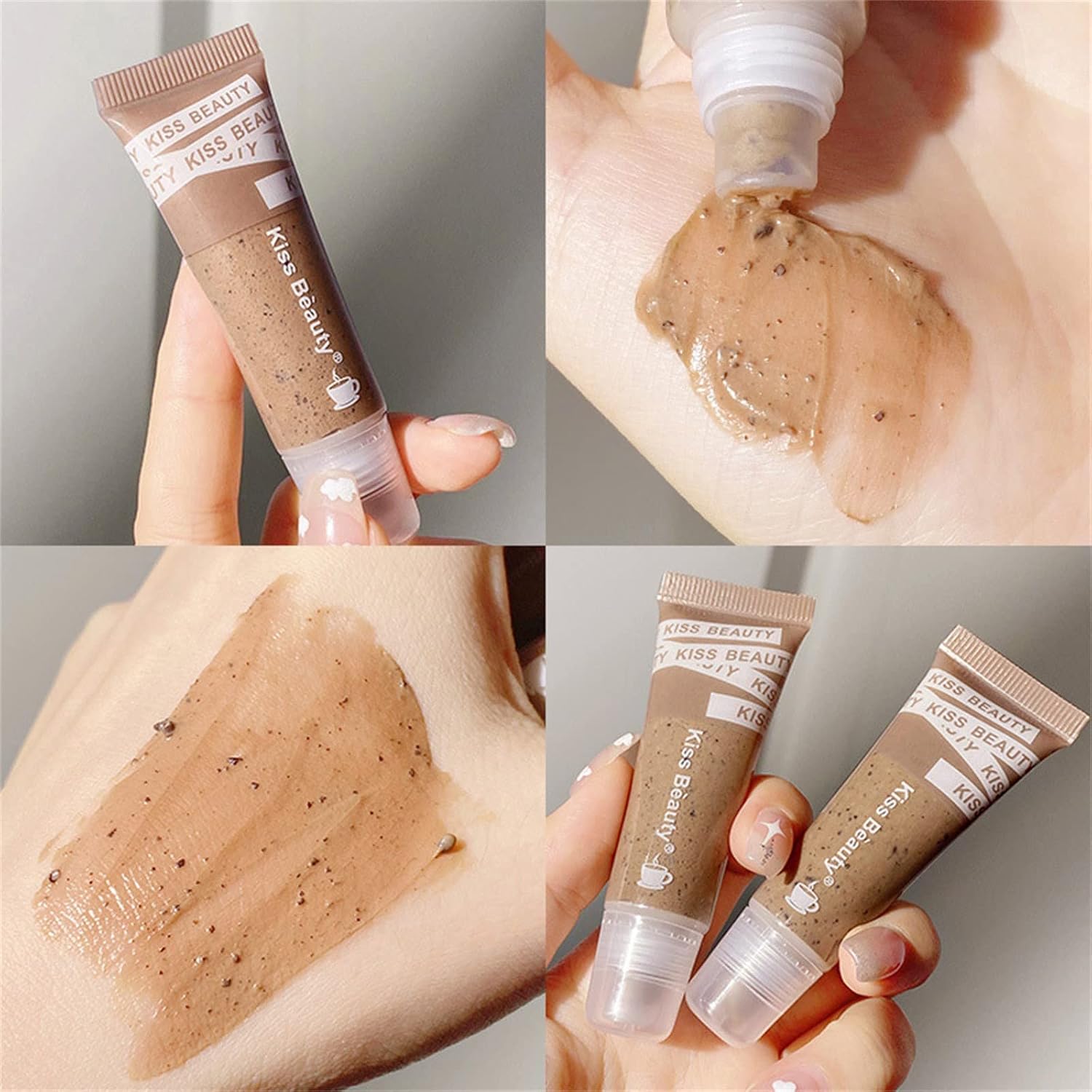 & Exfoliator By Dry Samnytes Moisturizer Skin Brightening Lip ScrubLip Coffee Lip Care Lips Chapped For Dark & Lip Balm Scrubs Lip Butters Lip Tints (A, One Size) - View 2 of 7