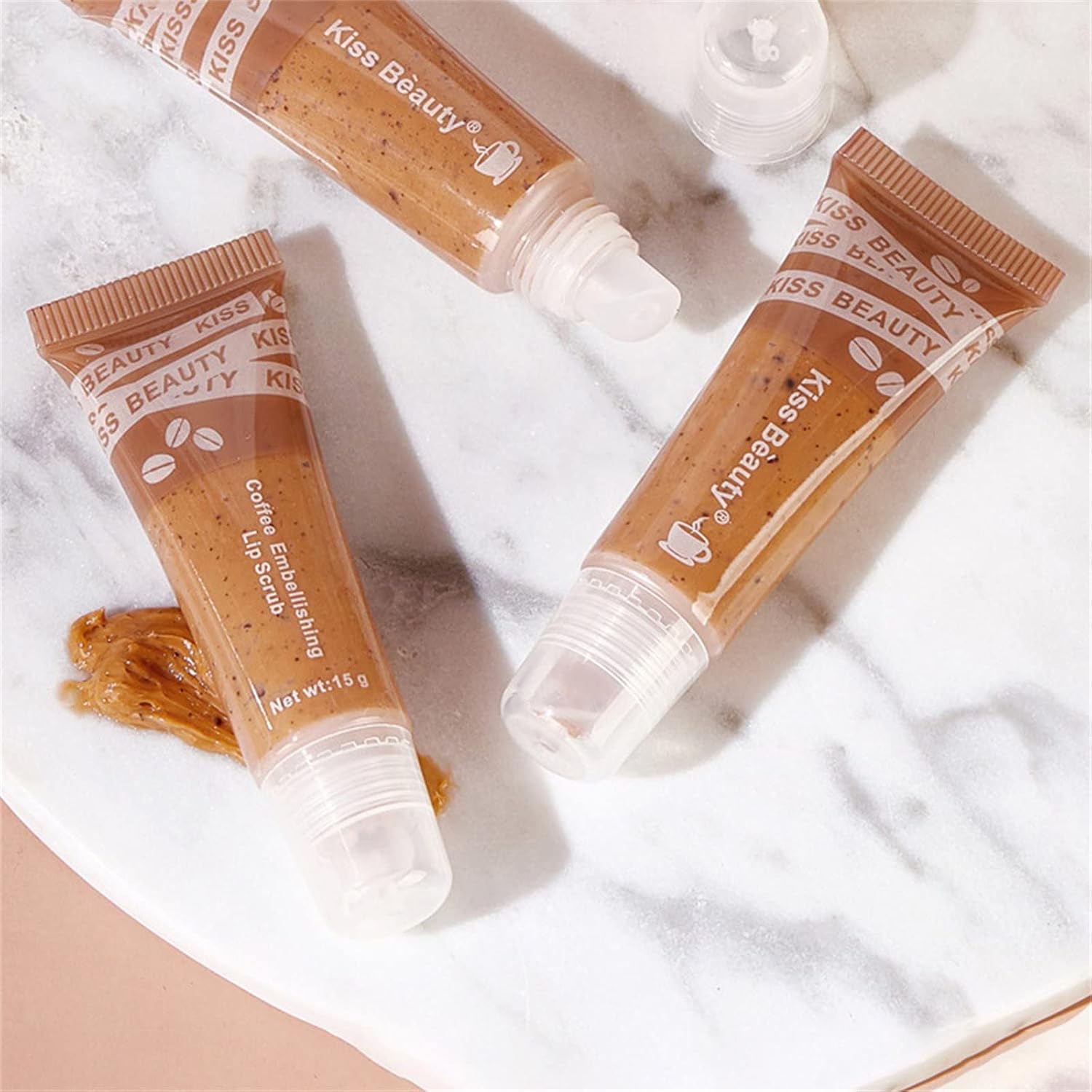 & Exfoliator By Dry Samnytes Moisturizer Skin Brightening Lip ScrubLip Coffee Lip Care Lips Chapped For Dark & Lip Balm Scrubs Lip Butters Lip Tints (A, One Size) - View 3 of 7