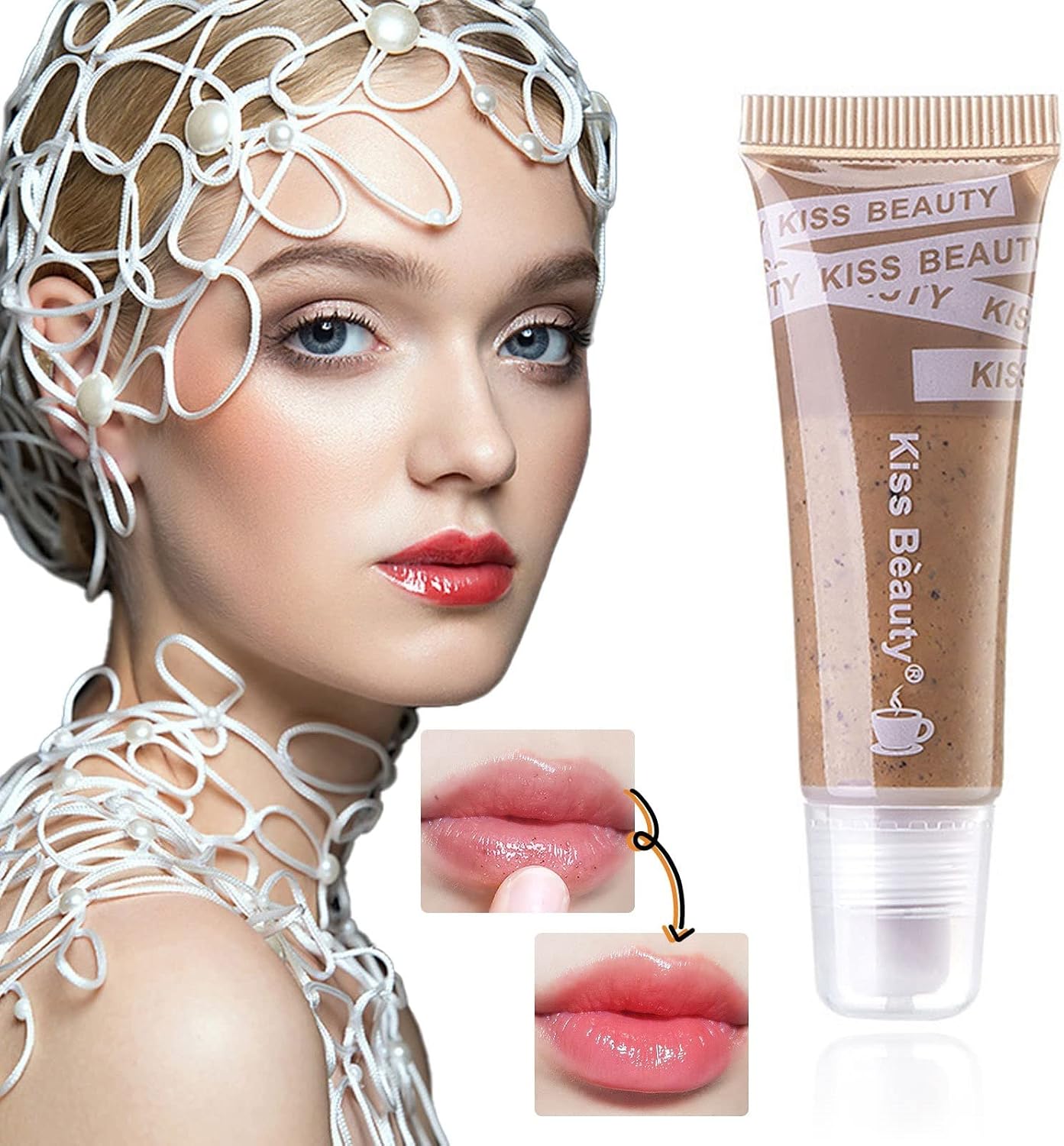 & Exfoliator By Dry Samnytes Moisturizer Skin Brightening Lip ScrubLip Coffee Lip Care Lips Chapped For Dark & Lip Balm Scrubs Lip Butters Lip Tints (A, One Size) - View 7 of 7