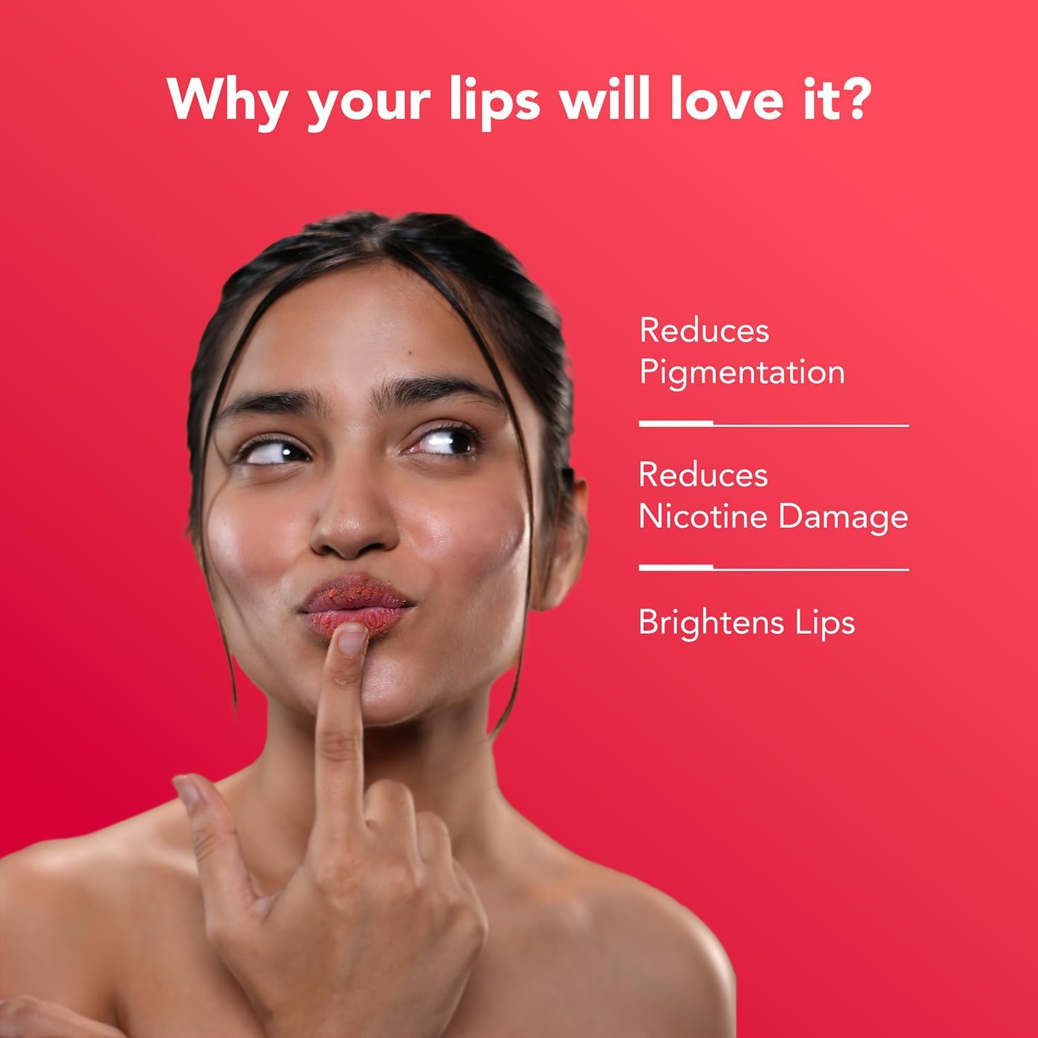 Bella Vita Organic NicoLips (Pack of 2) Lip Scrub Balm for Dark Lips Anti Pigmentation, Dry, Chapped, Smoking, Lipstick Stains Removal Lipcare for Men & Women 20g - View 4 of 5