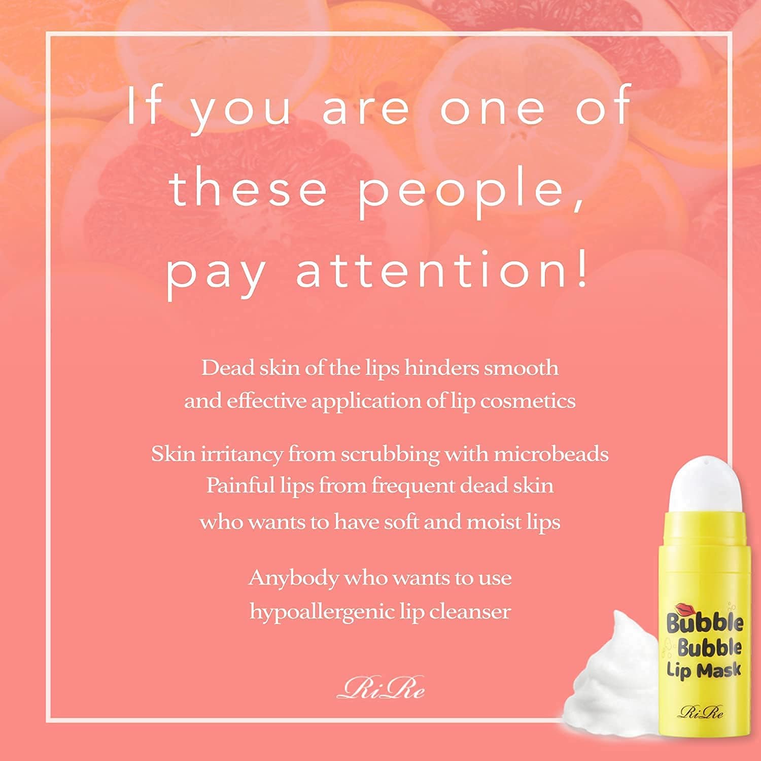 [RIRE] Bubble Buble Lip Mask 12ml / Remove Dead Skin Bubble Scrub for Lip - View 2 of 4
